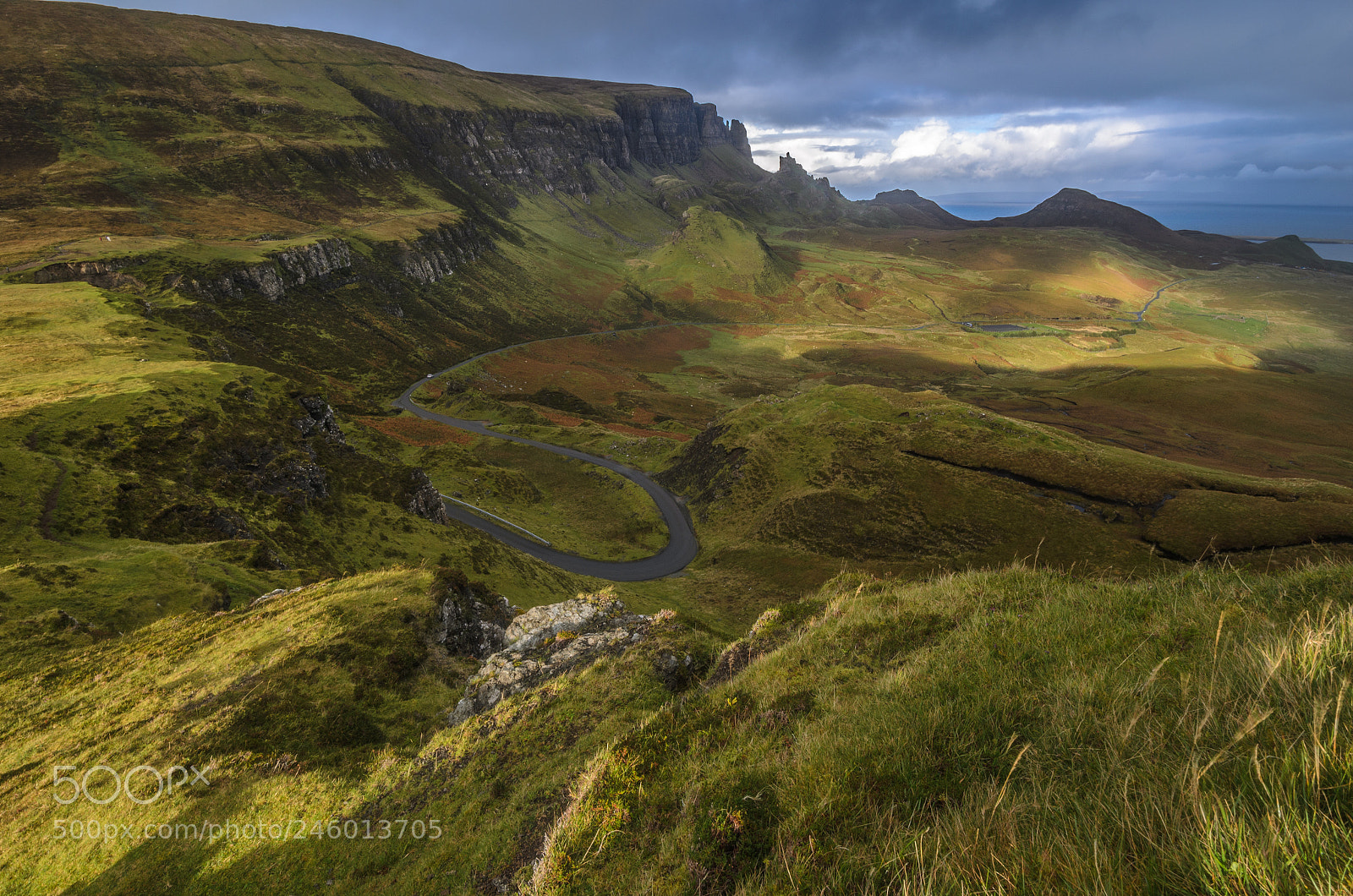 Nikon D5100 sample photo. Autumn evening in quiraing photography