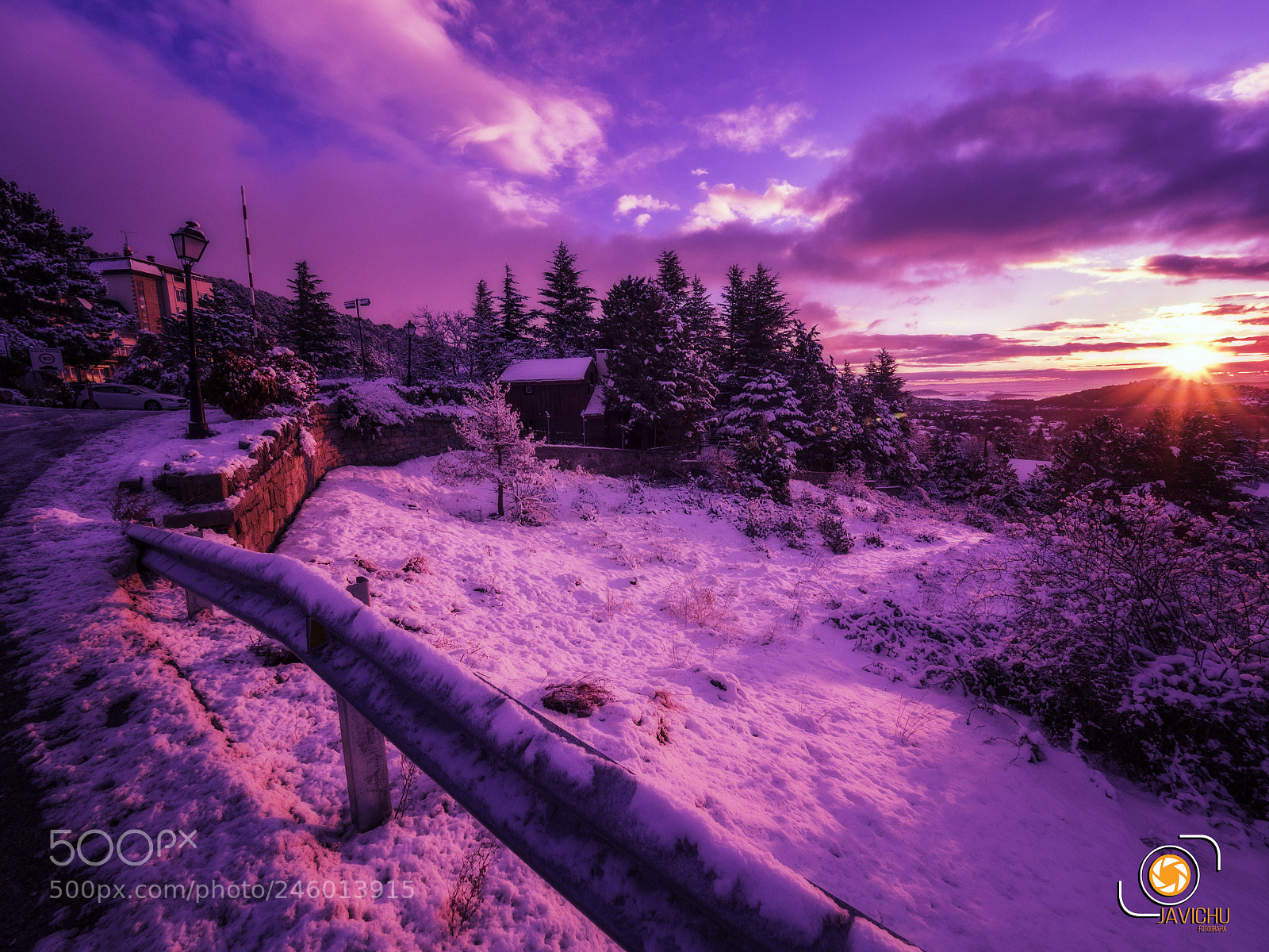 Olympus OM-D E-M1 sample photo. Navacerrada al amanecer photography
