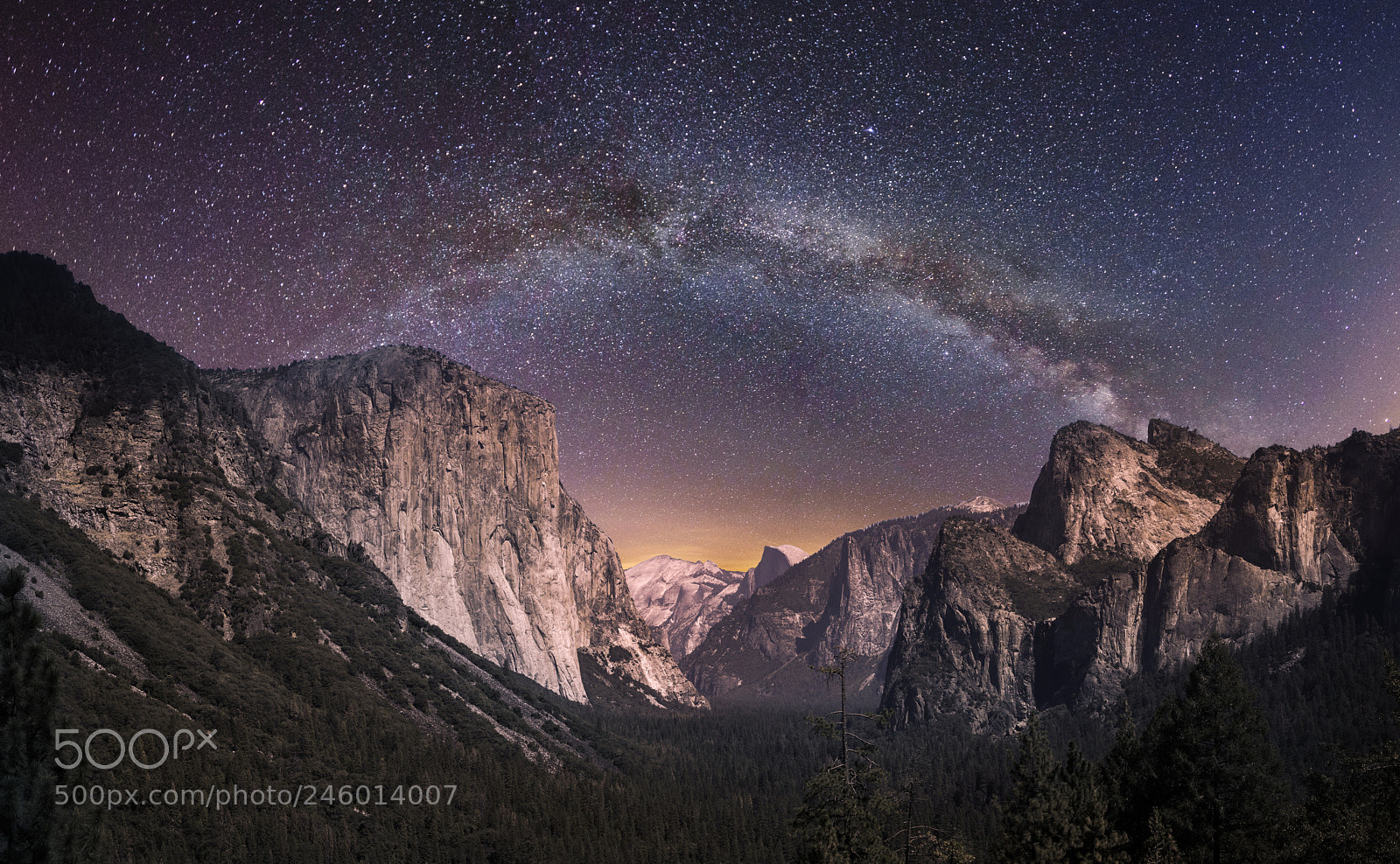 Sony a7 II sample photo. Galax over tunnel view photography