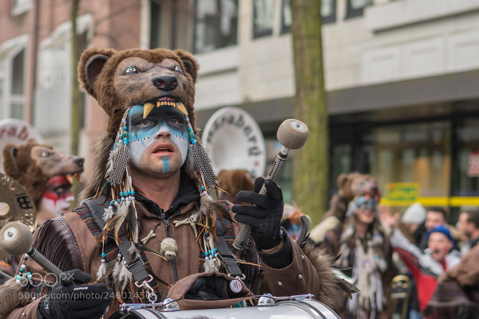 Sony a7 II sample photo. Shrove monday procession photography