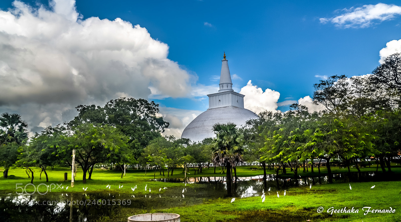 Nikon D5100 sample photo. Ruwanwelisaya temple photography