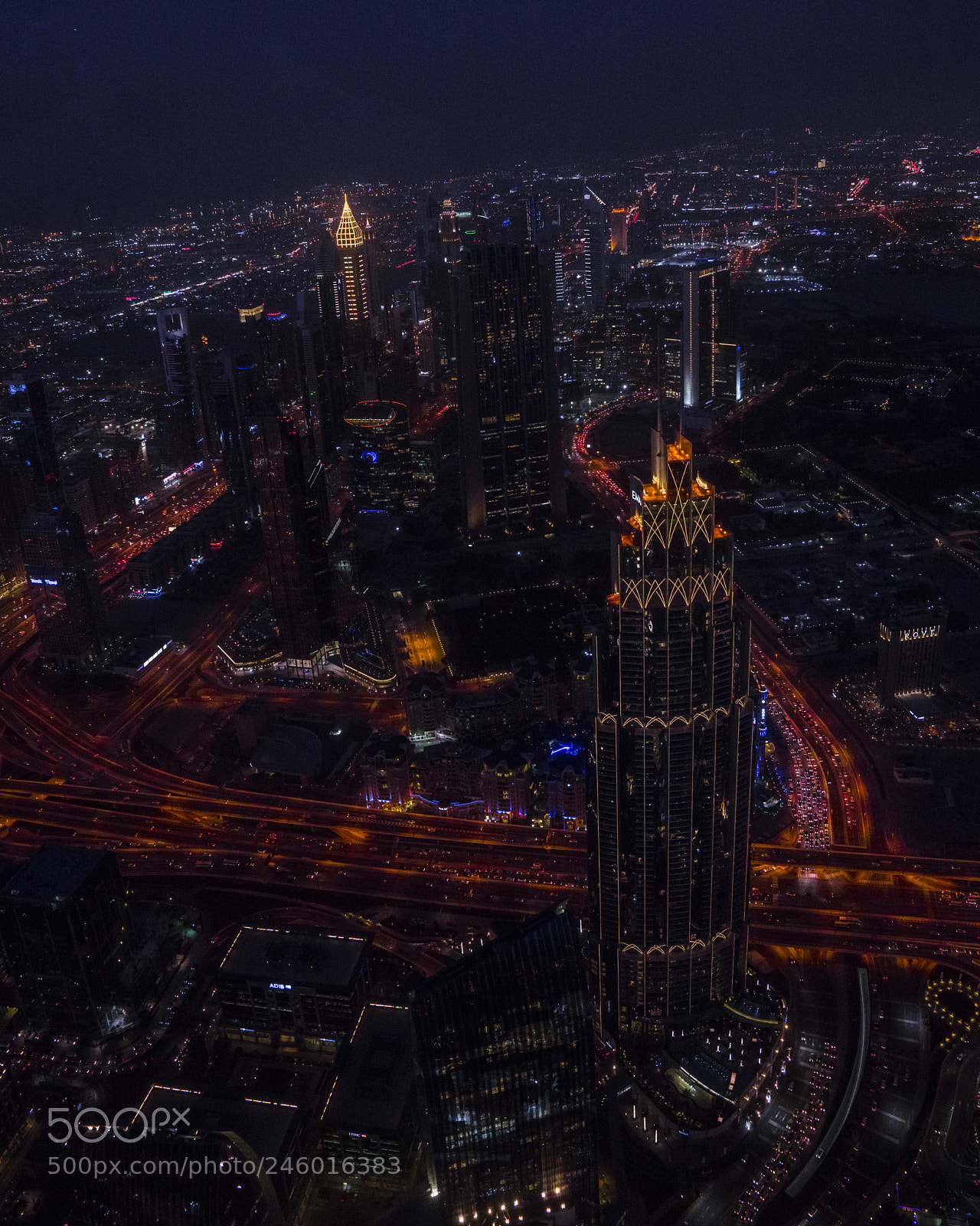 Sony a7R III sample photo. View from burj khalifa photography