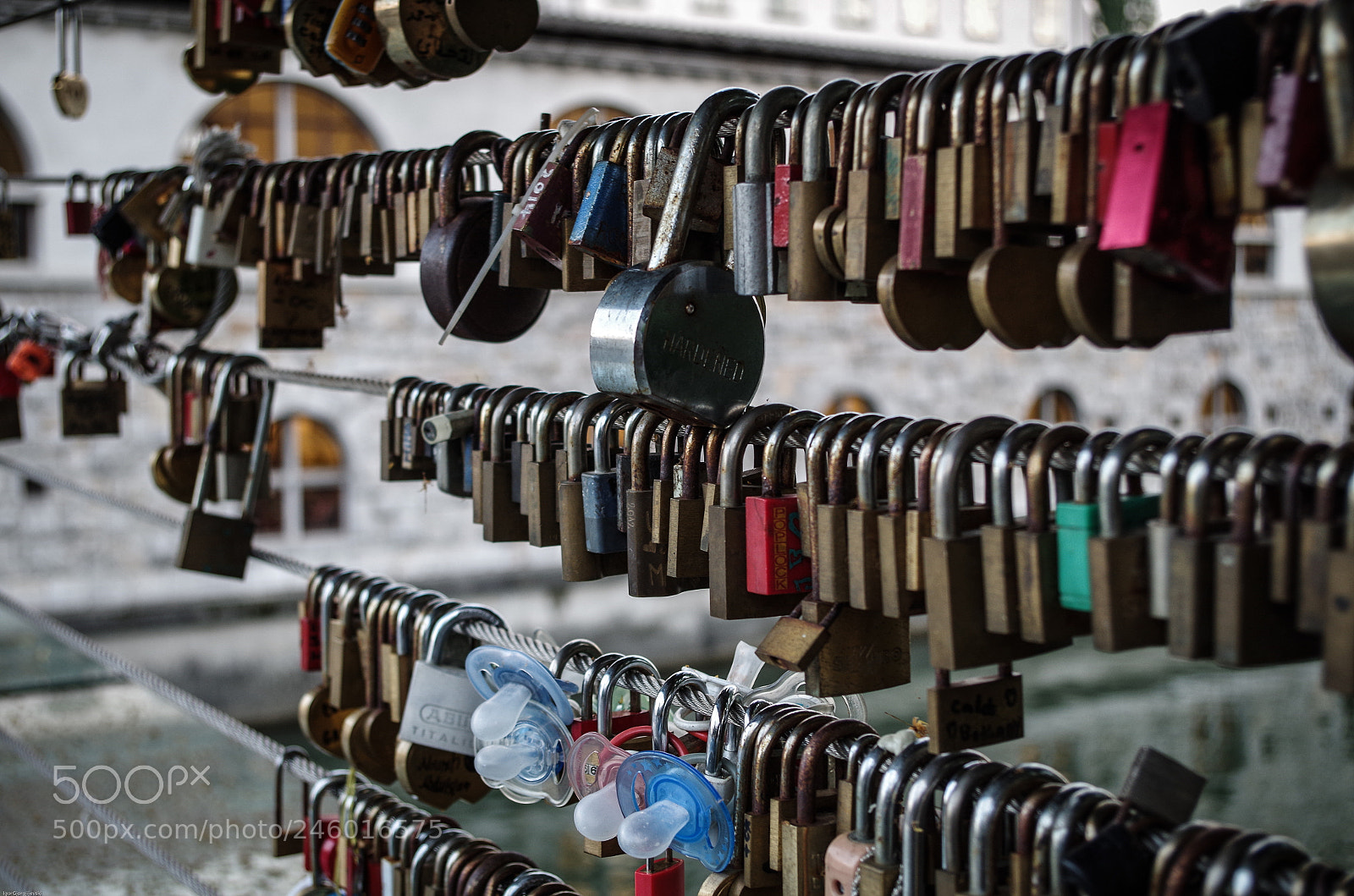 Pentax K-50 sample photo. Mesarski most ljubljana photography