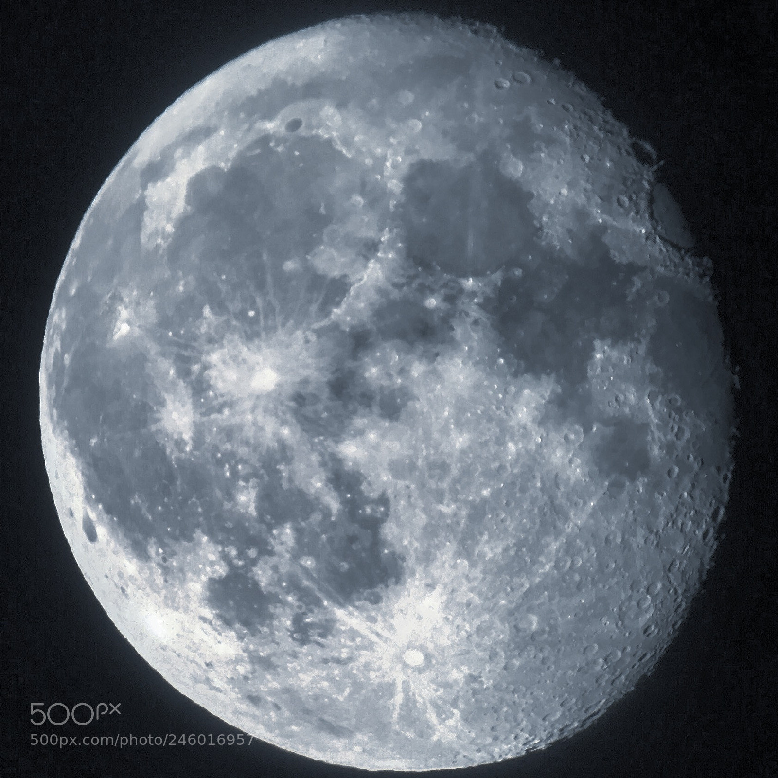 Apple iPhone 6 sample photo. Mond durchs teleskop photography