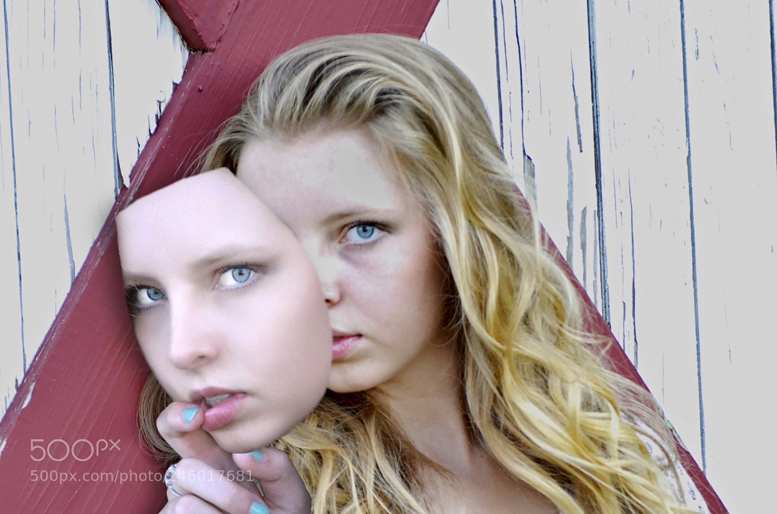 Nikon D3100 sample photo. The mask photography