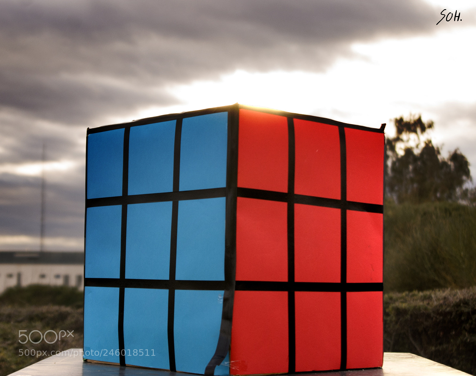 Nikon D40X sample photo. Cubo de rubik photography