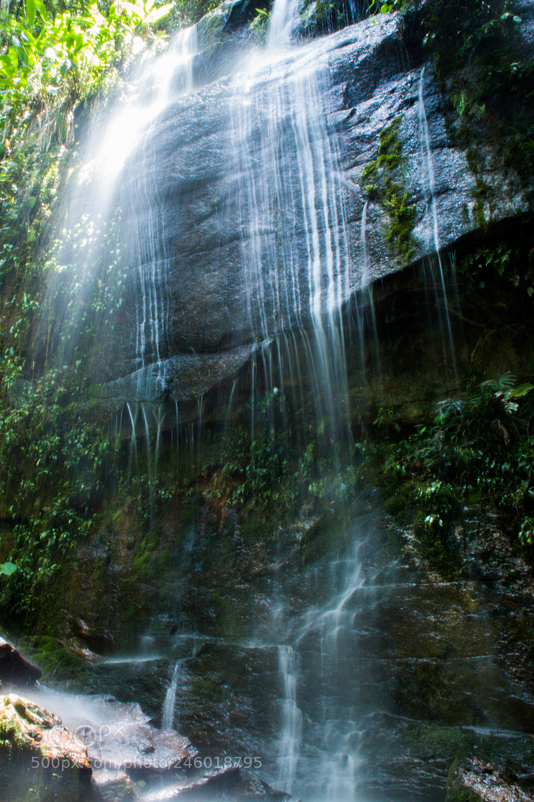 Canon EOS 700D (EOS Rebel T5i / EOS Kiss X7i) sample photo. Waterfall in trail in photography