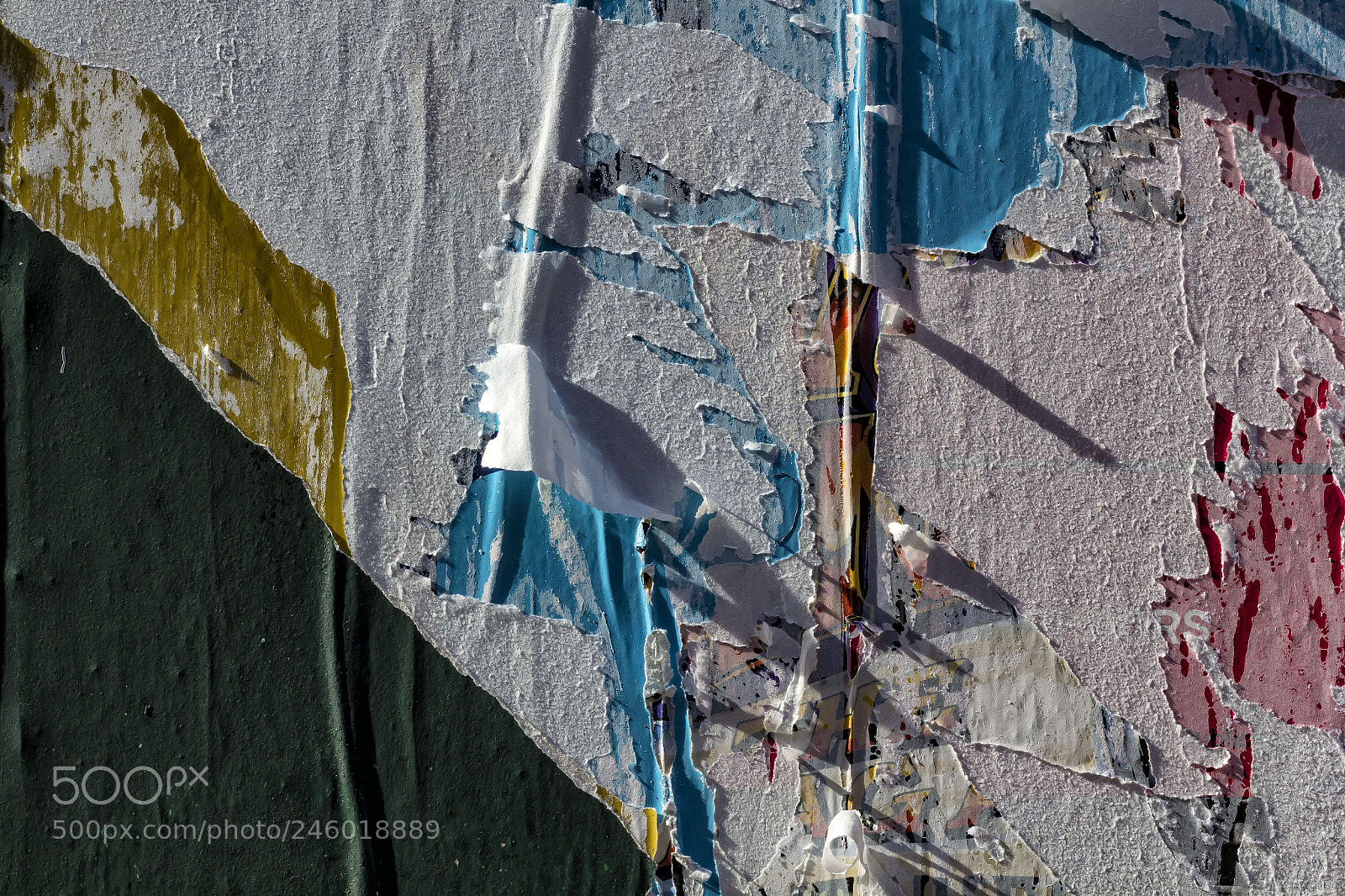 Canon EOS 60D sample photo. Torn and peeling posters photography