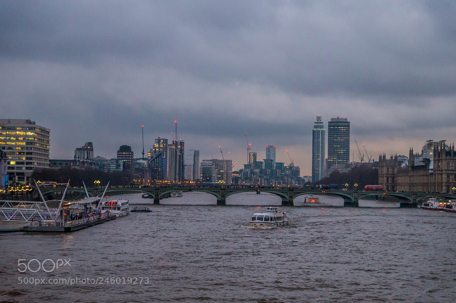 Sony SLT-A58 sample photo. London at dusk photography