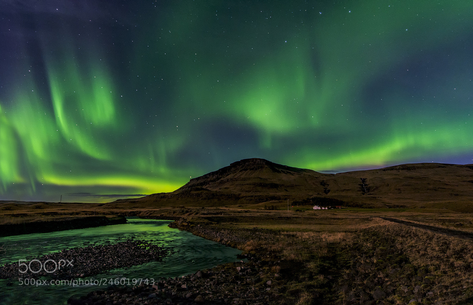 Nikon D800 sample photo. Northern lights reflection photography