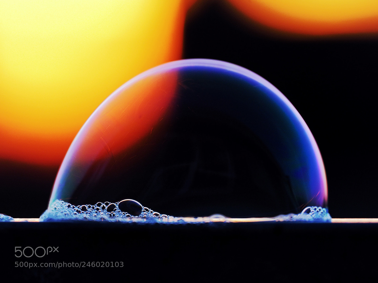 Olympus OM-D E-M1 sample photo. Bubble photography
