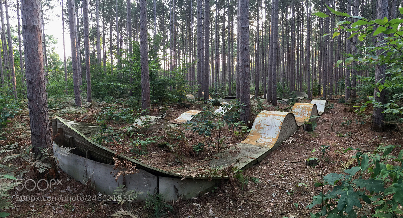 Apple iPhone 6 sample photo. Abandoned track photography
