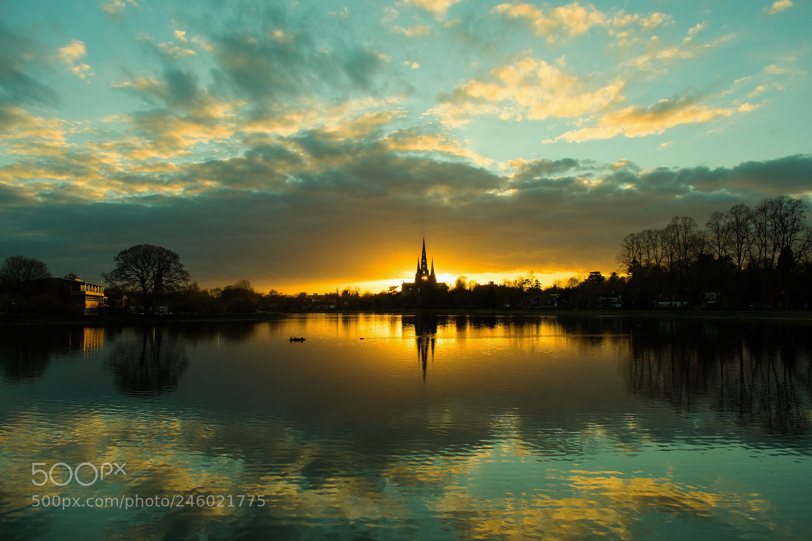 Nikon D3400 sample photo. Lichfield cathedral from stowe photography