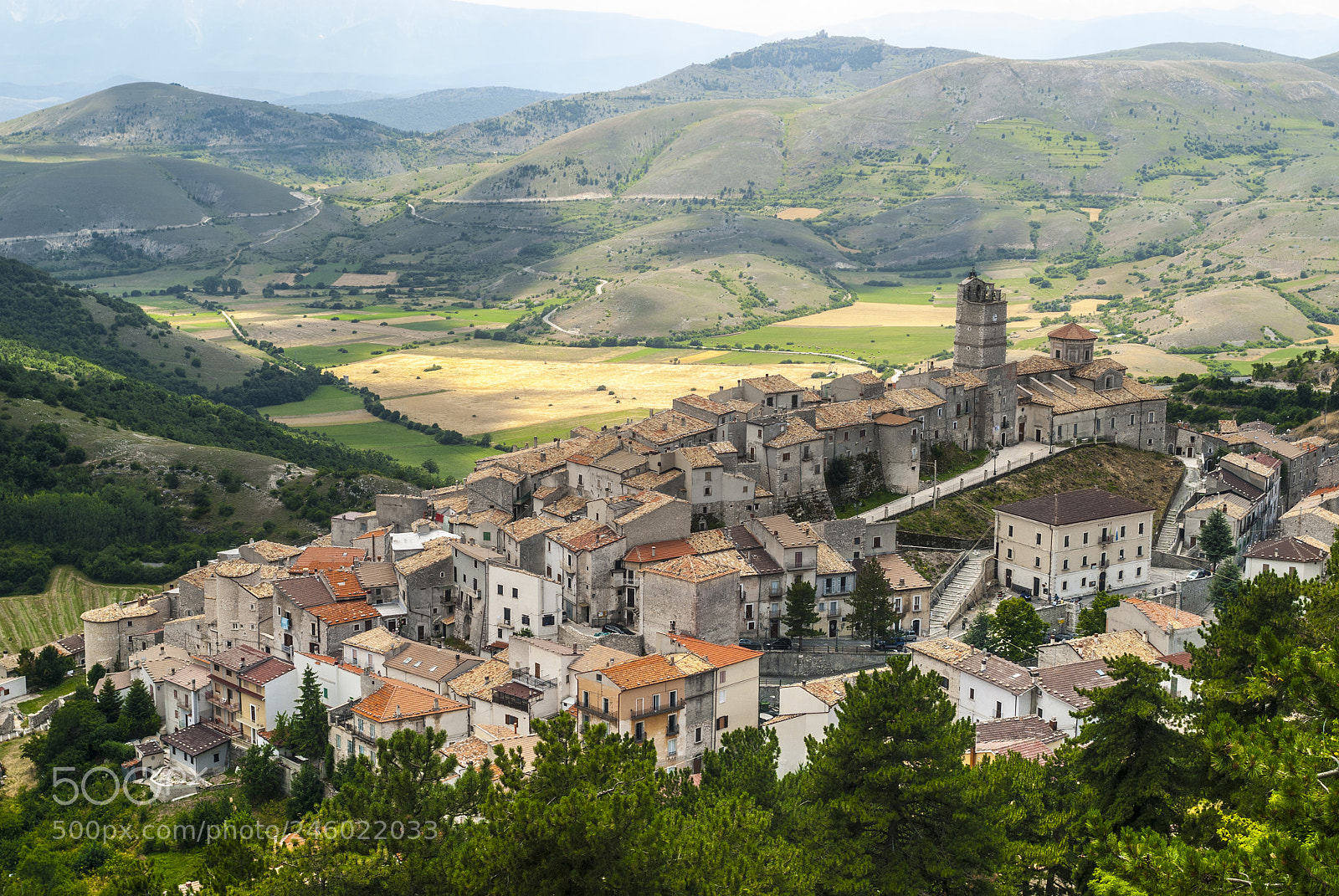 Nikon D200 sample photo. Castel del monte, panoramic photography