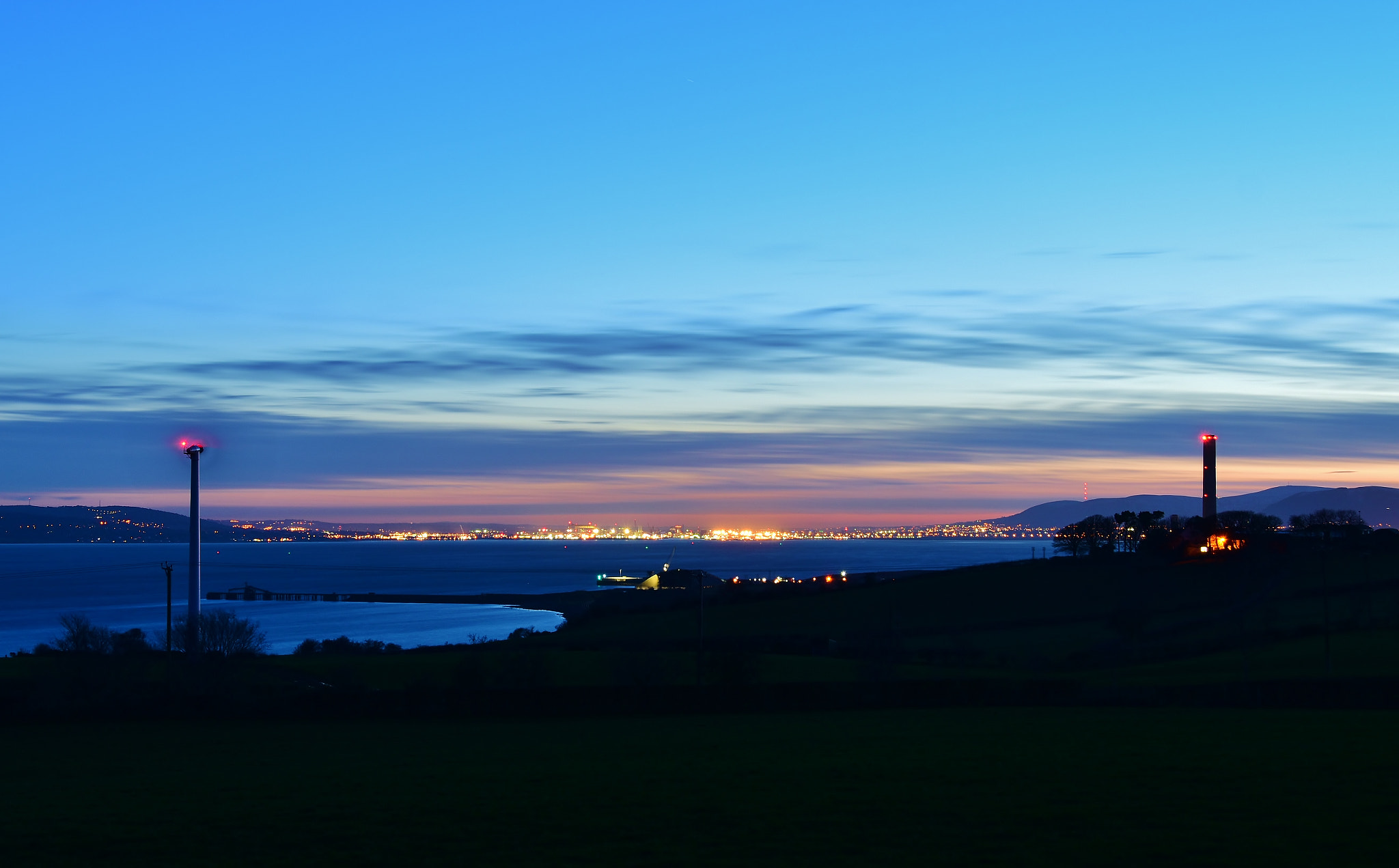 Nikon D5500 + Nikon AF-S DX Nikkor 18-200mm F3.5-5.6G ED VR II sample photo. Belfast city from cloghan point photography