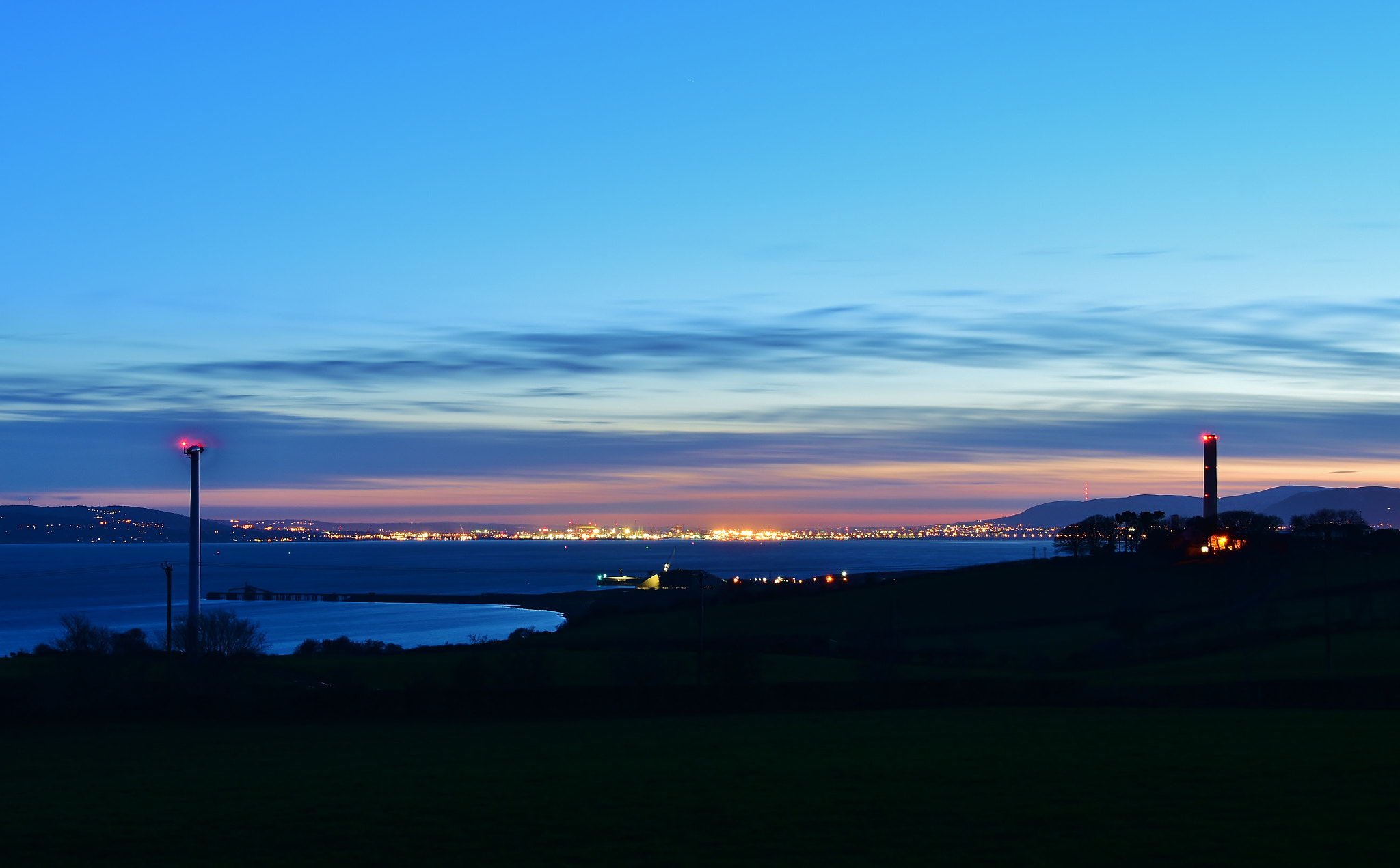 Nikon D5500 sample photo. Belfast city from cloghan point photography