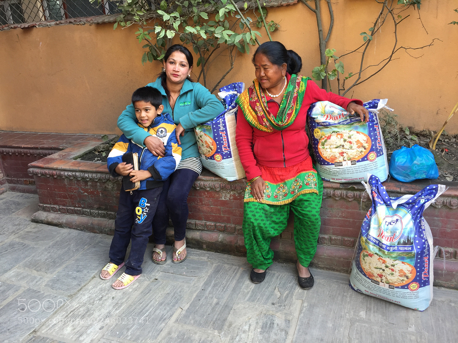 Apple iPhone 6 sample photo. Helping widows kumari house photography
