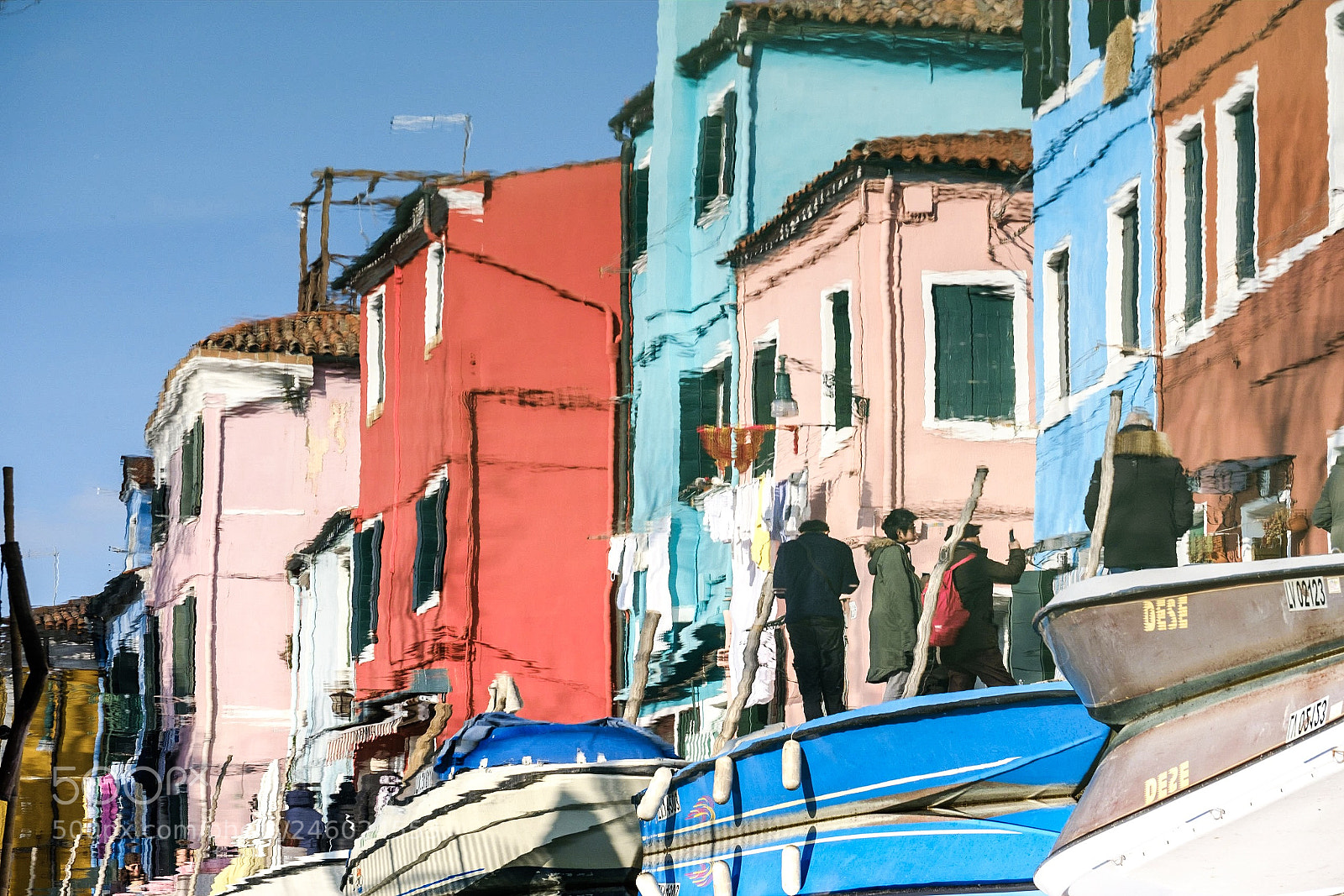 Fujifilm X-T2 sample photo. Burano reflections photography