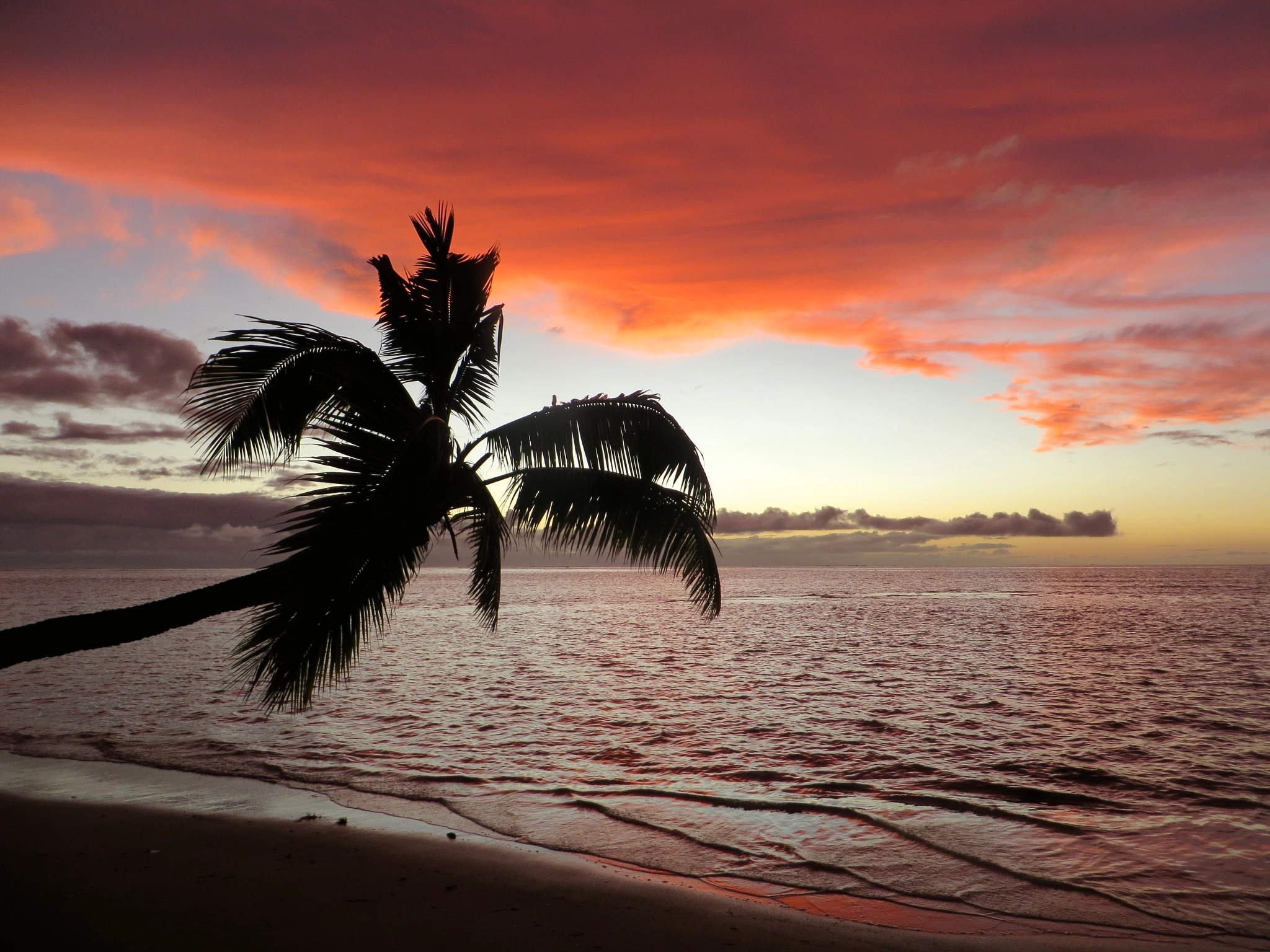 Canon PowerShot SX280 HS sample photo. Sonnenuntergang fiji photography