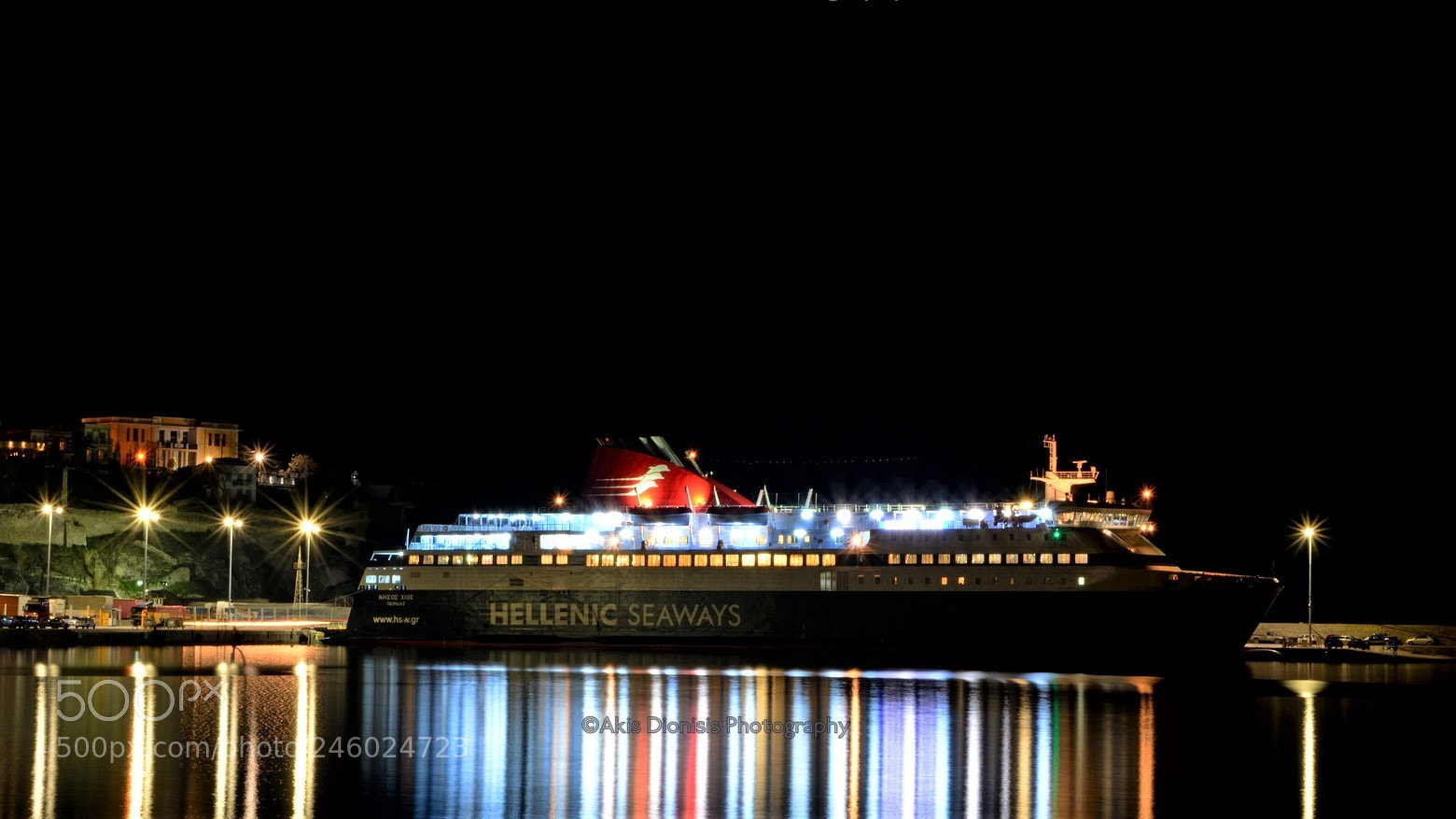 Nikon D5200 sample photo. Ro-ro passenger ship nissos photography