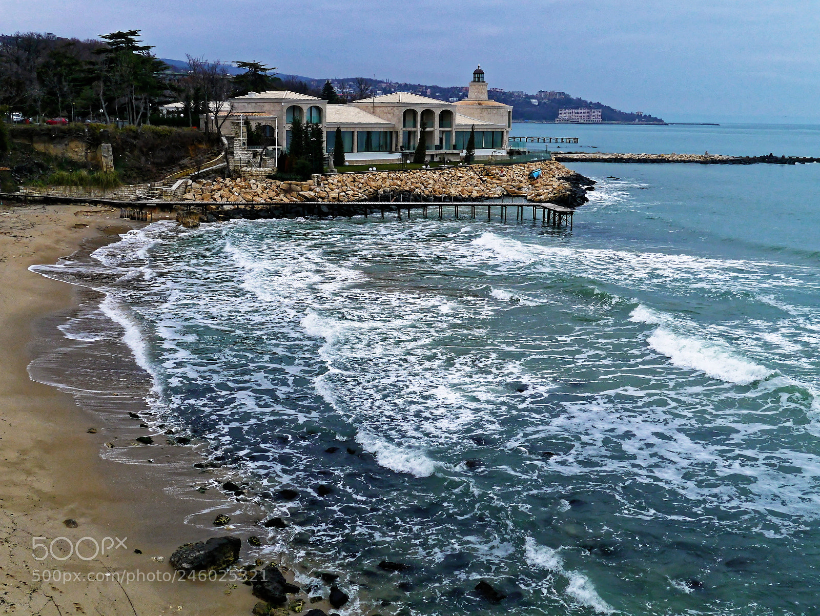 Panasonic Lumix DMC-G3 sample photo. Черно Море - stormy winter day photography