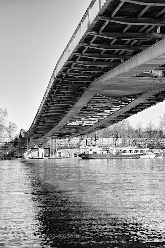 Sigma SD1 Merrill sample photo. Passerelle simone de beauvoir photography