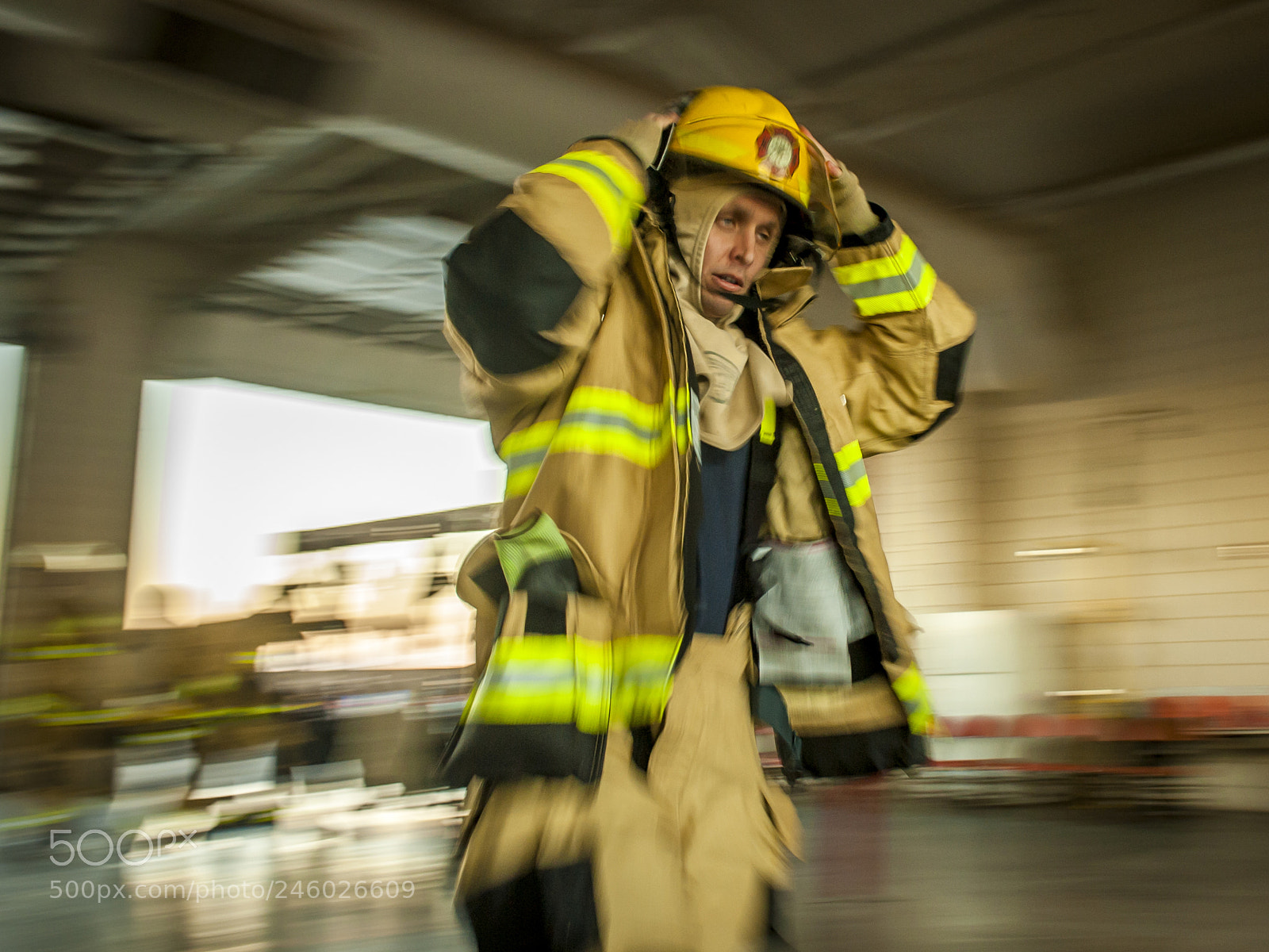 Nikon D3 sample photo. Firefighter photography