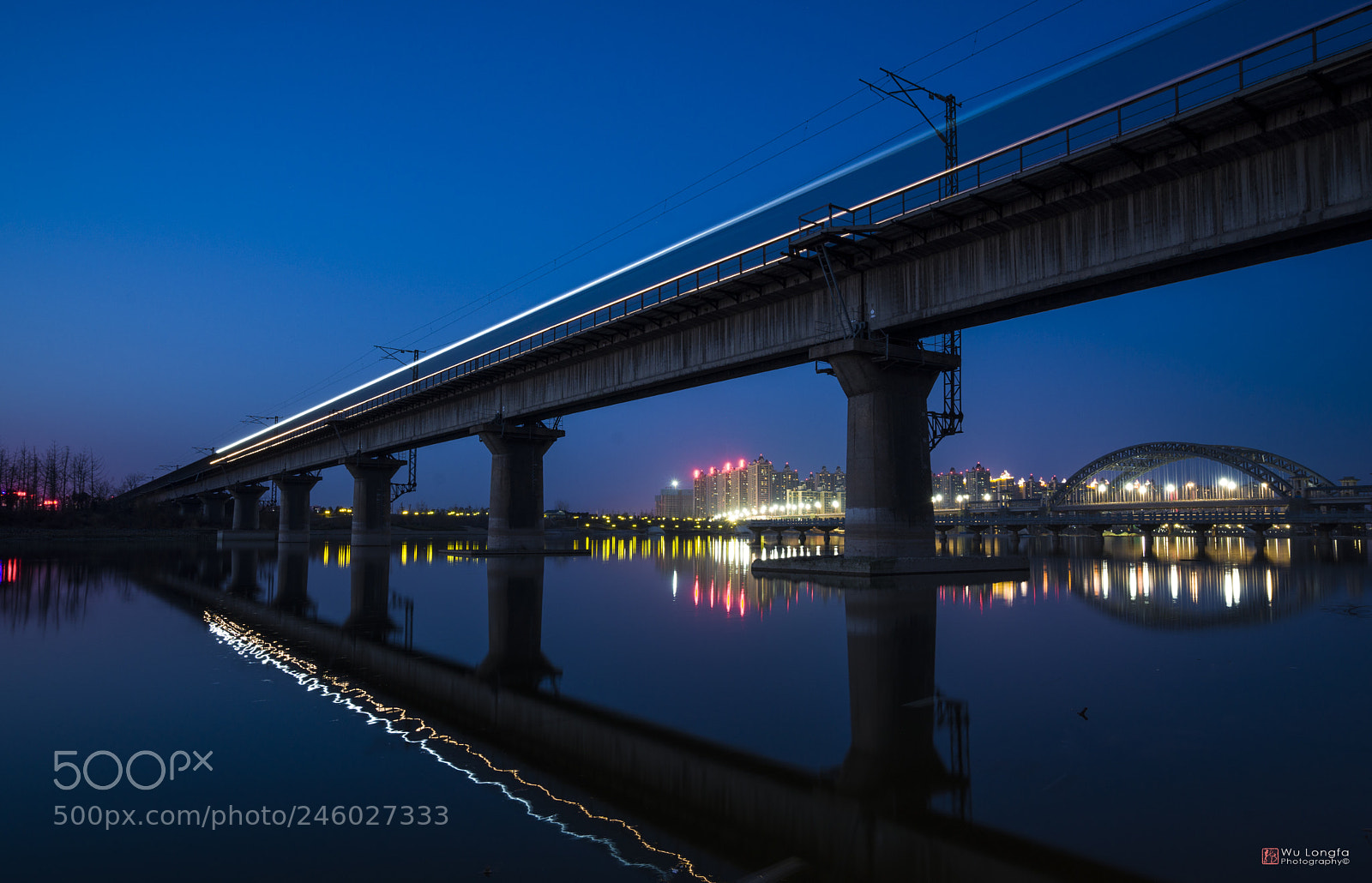 Sony a7 II sample photo. Double bridges 日落双桥 photography
