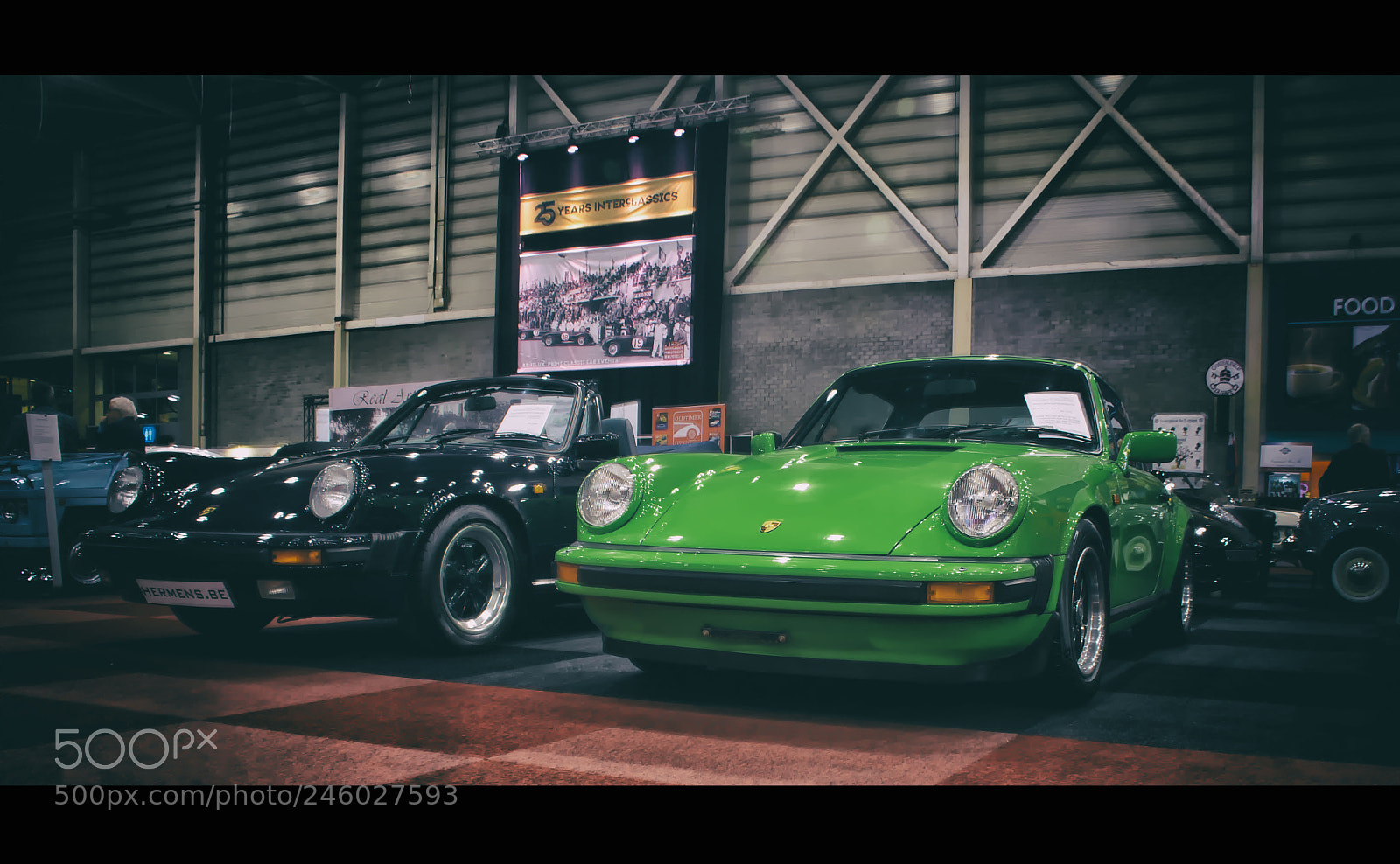 Nikon D7200 sample photo. A green porsche photography