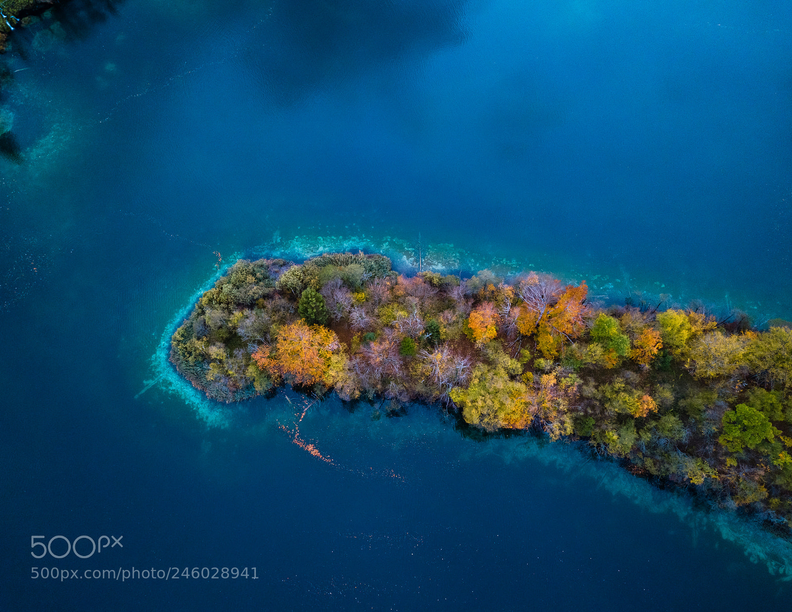 DJI FC220 sample photo. Fall in plitvice lakes photography