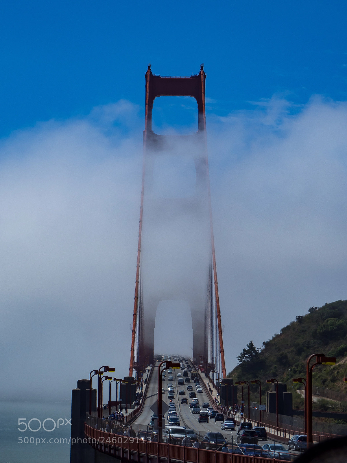 Olympus OM-D E-M10 II sample photo. Golden gate bridge photography