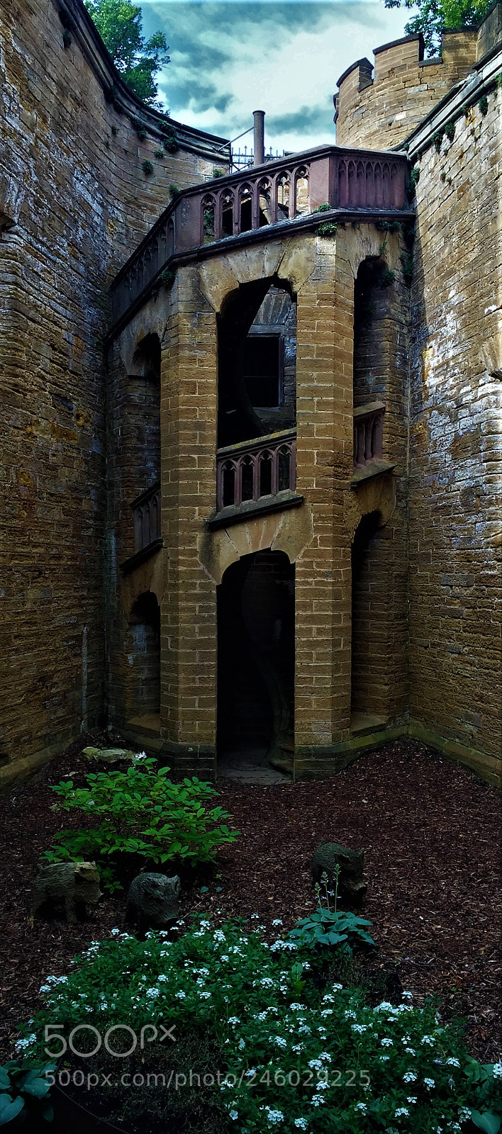 Apple iPhone 6 sample photo. Castle stairs photography