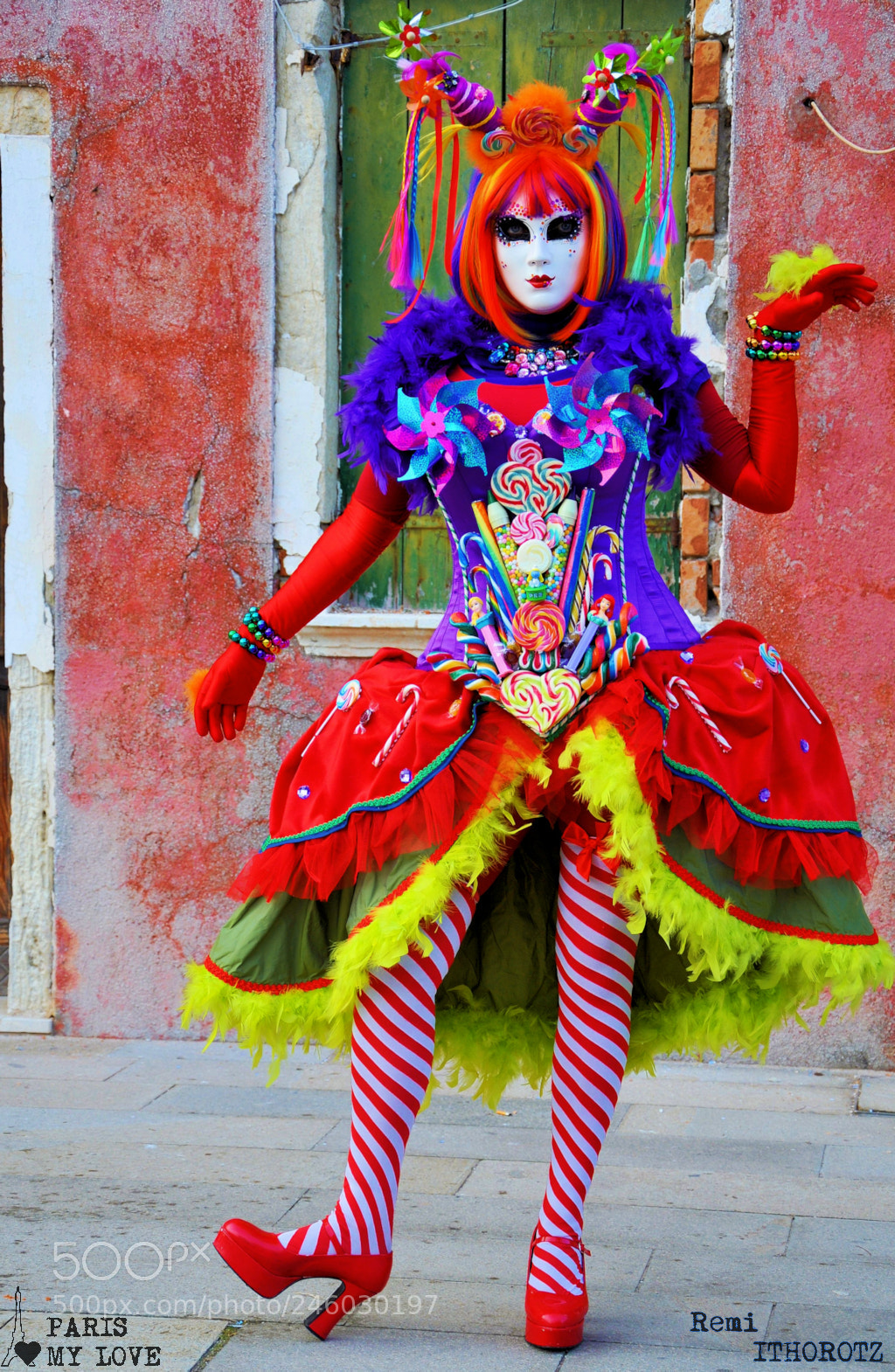 Nikon D300 sample photo. Venice carnival photography