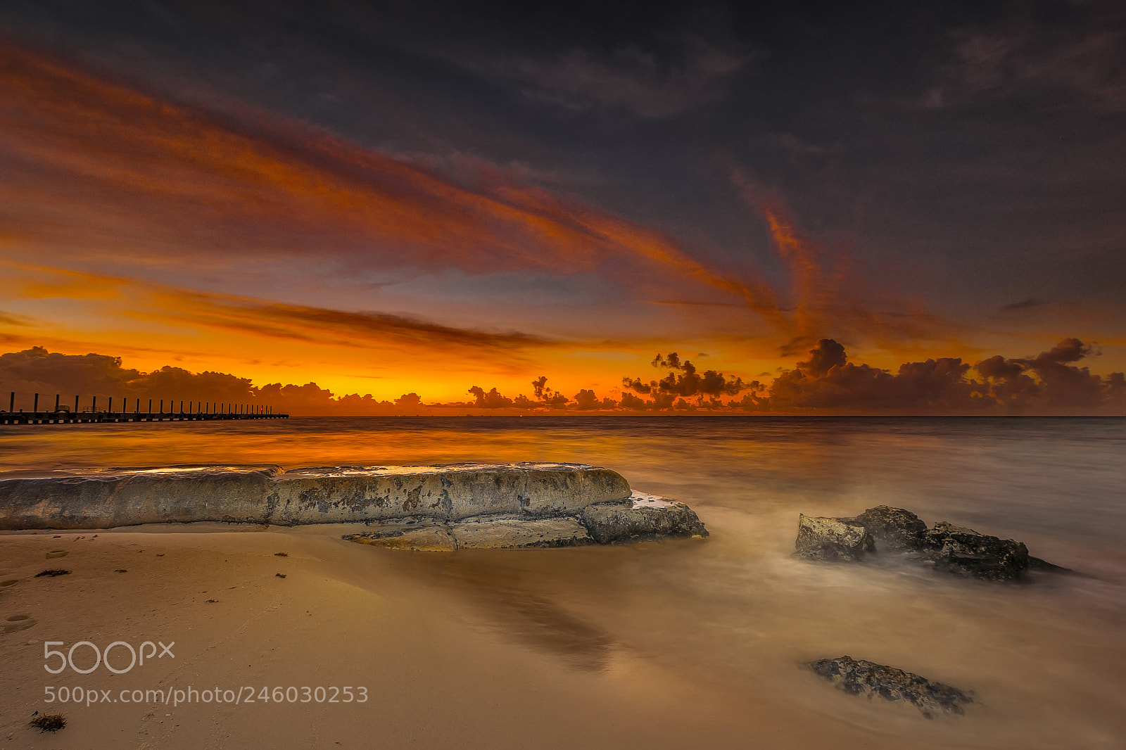 Nikon D5500 sample photo. Espigon at sunrise photography