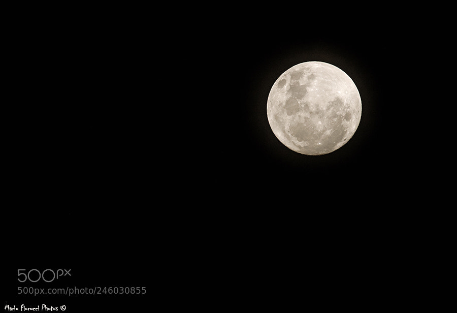 Canon EOS 7D Mark II sample photo. Moon photography