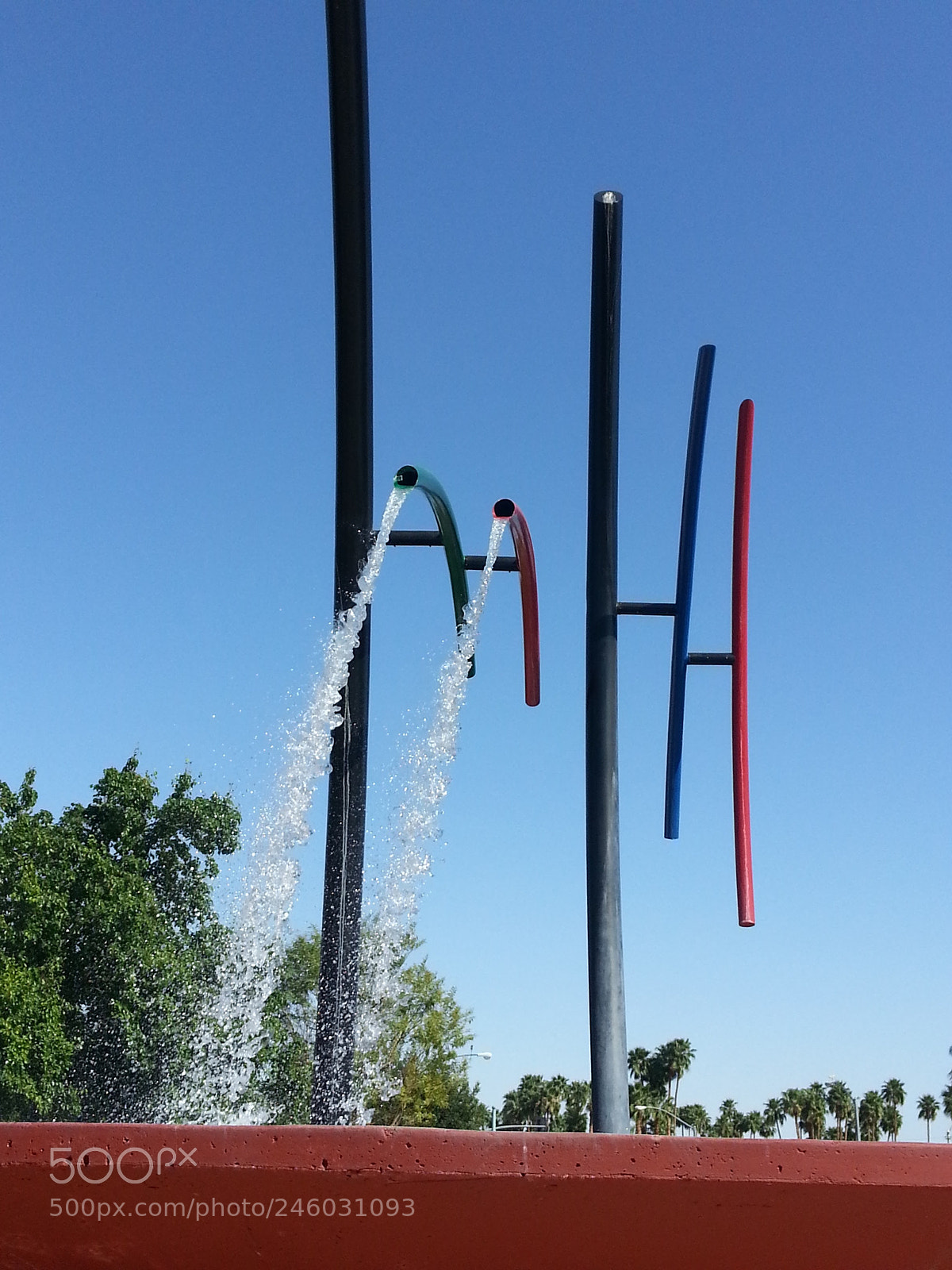Samsung Galaxy S3 sample photo. Fountain photography