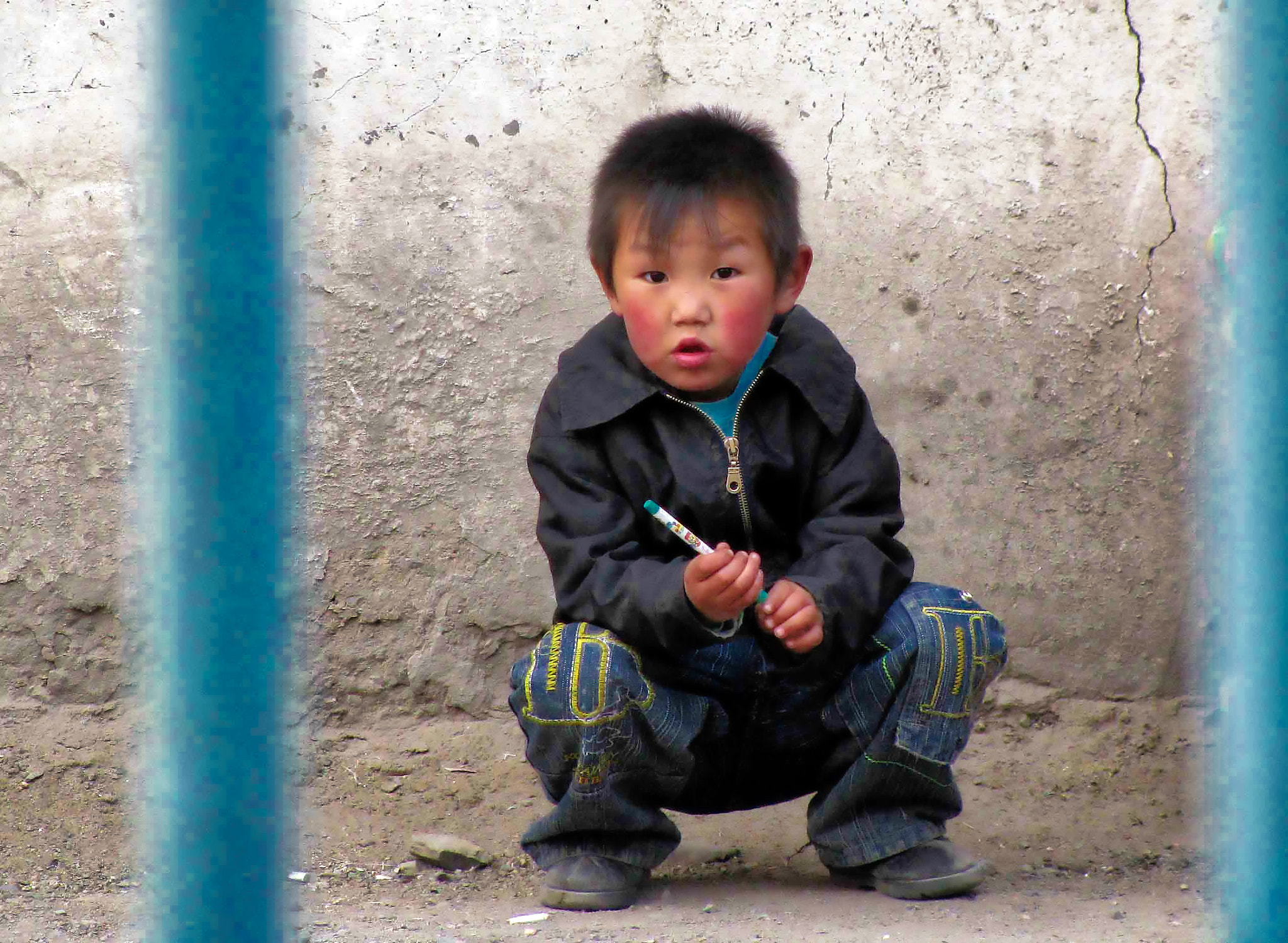 Canon POWERSHOT SX100 IS sample photo. Mongolian child photography