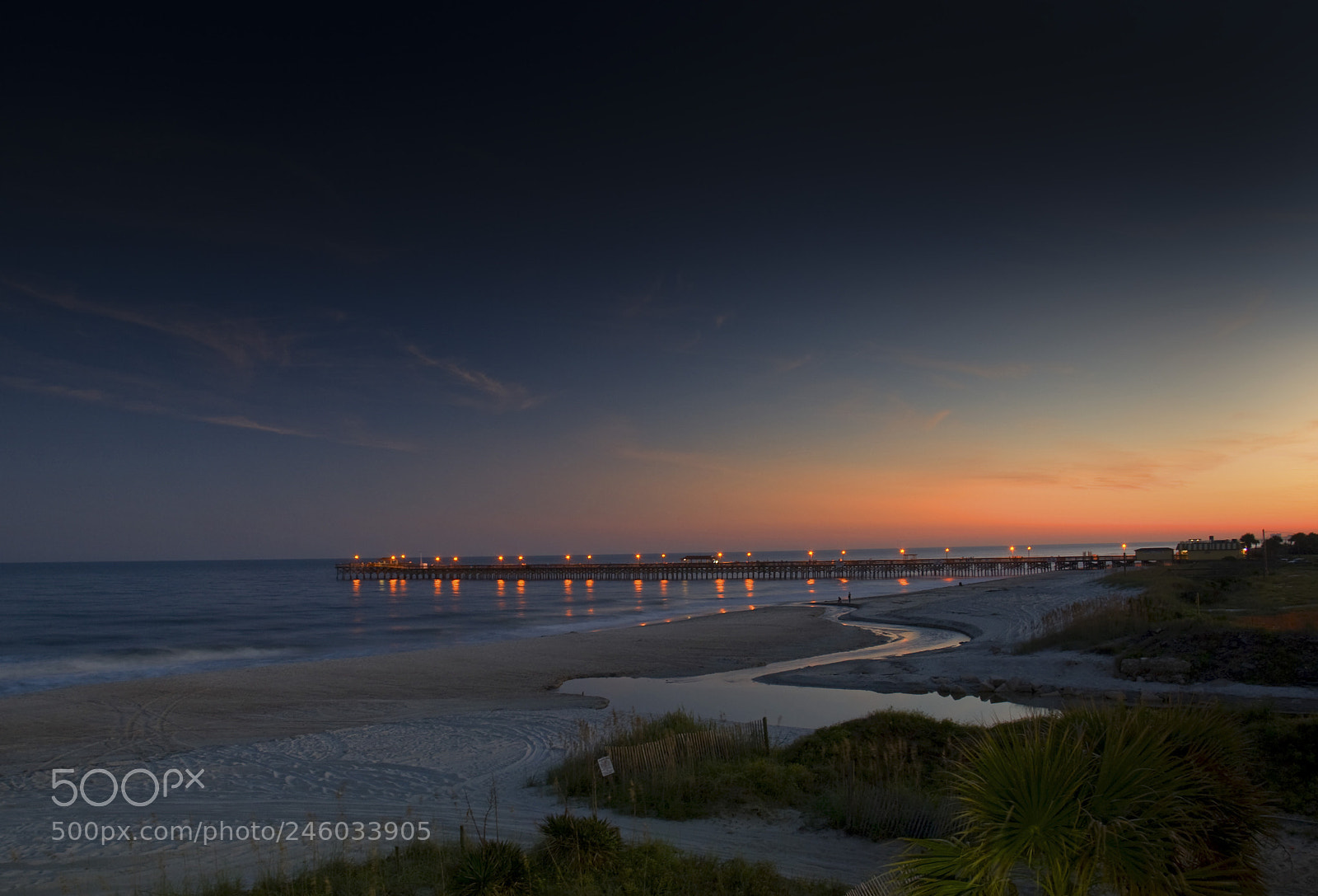 Nikon D200 sample photo. Myrtle beach at sunset photography