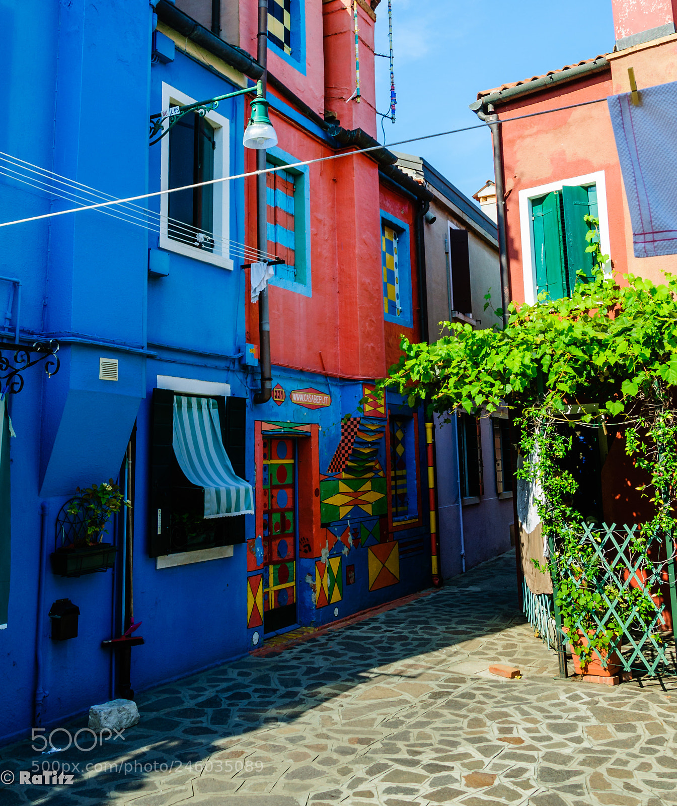 Nikon D90 sample photo. Coloured house at burano photography