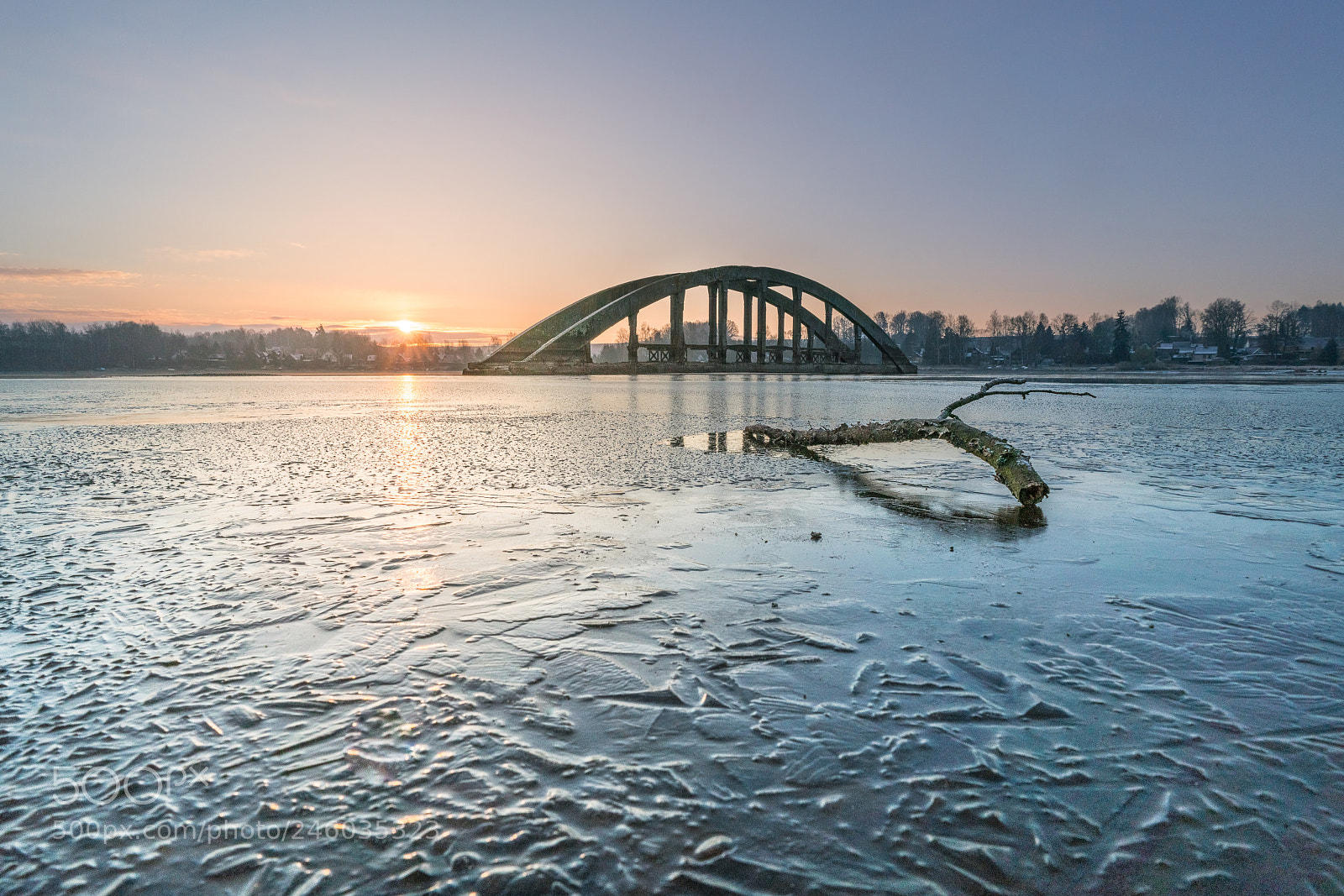 Sony a7R II sample photo. Sunrise in the lake photography