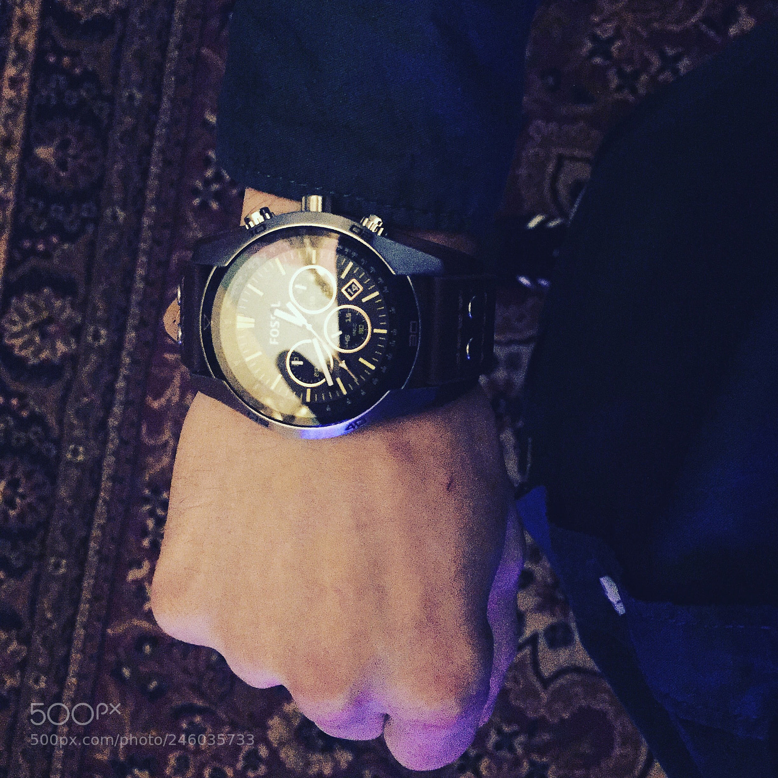 Apple iPhone 6 sample photo. Fussil watch.!⏱ photography