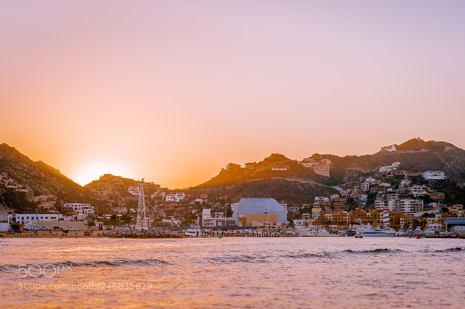 Nikon D700 sample photo. Cabo shores at sunset photography