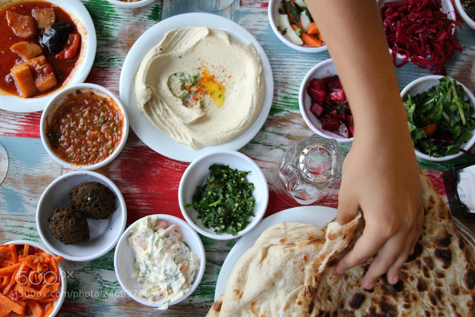 Canon EOS 700D (EOS Rebel T5i / EOS Kiss X7i) sample photo. Middle eastern salads photography