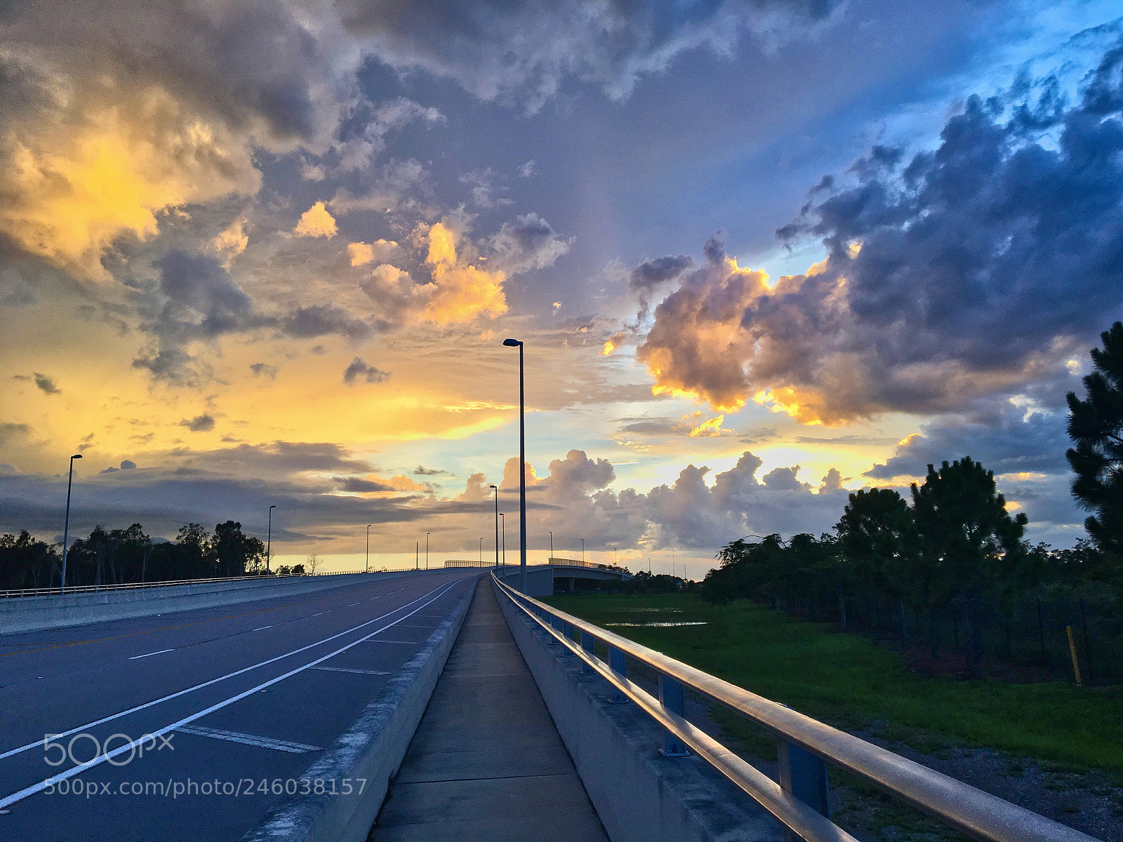 Apple iPhone 6s sample photo. Bridge sunset photography