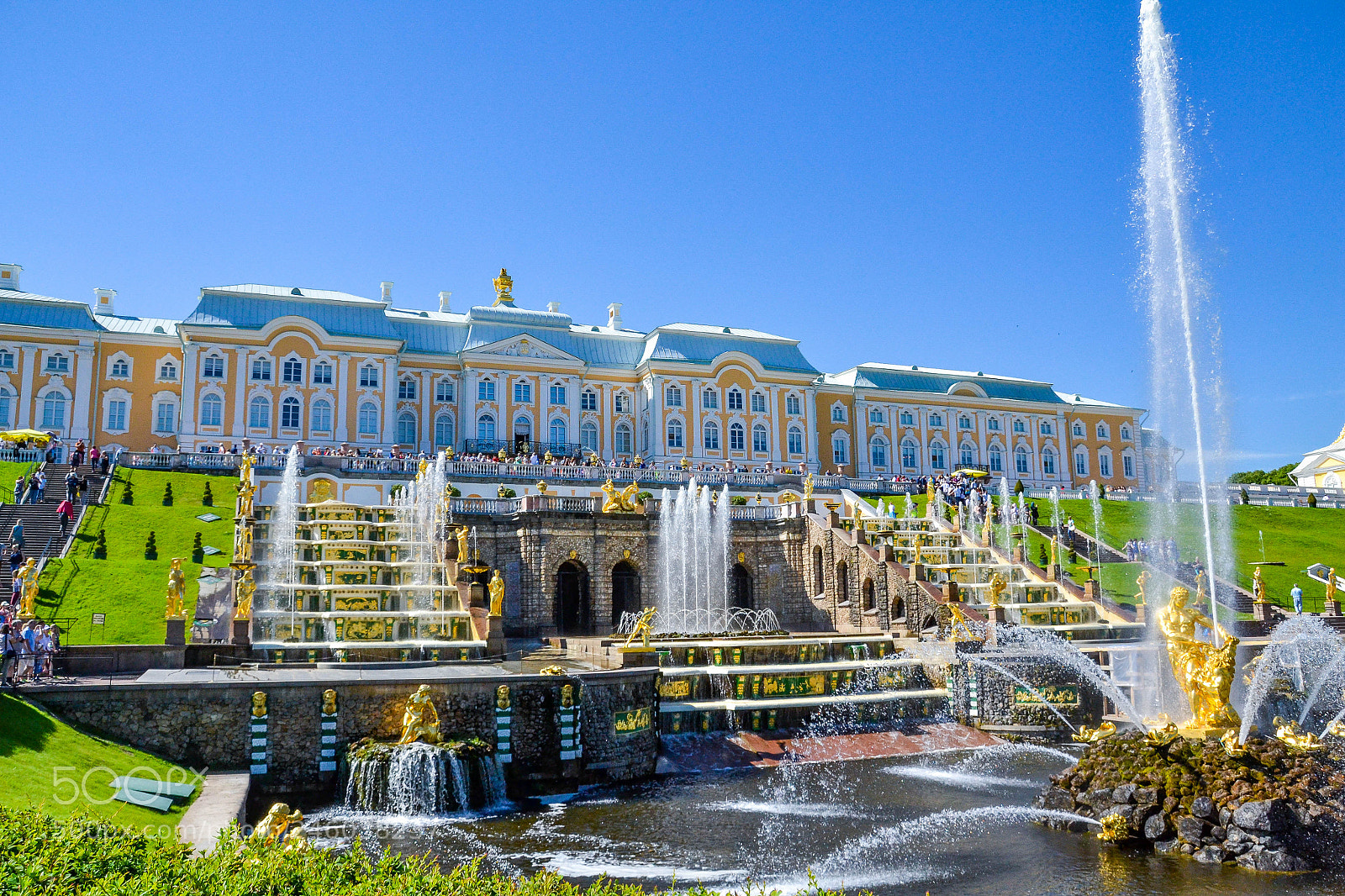 Nikon D3100 sample photo. Peterhof palace photography