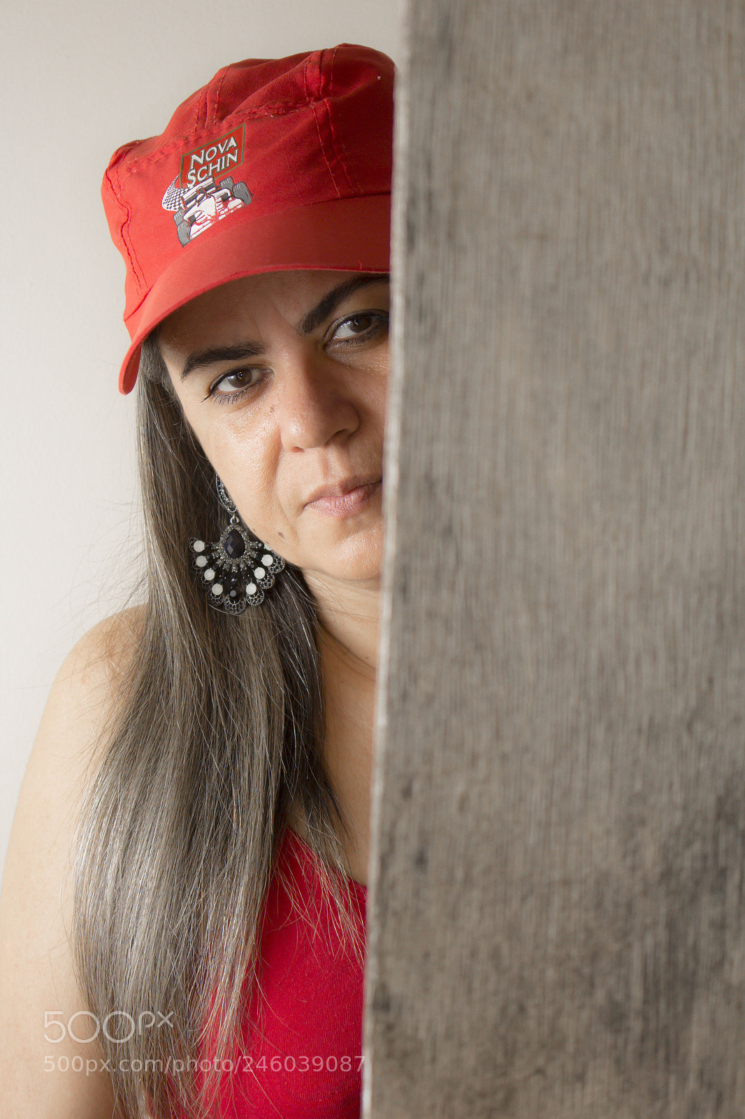 Canon EOS 60D sample photo. Lady in red photography