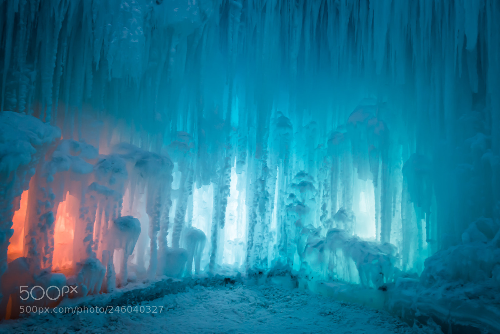 Nikon D810 sample photo. Ice wall photography