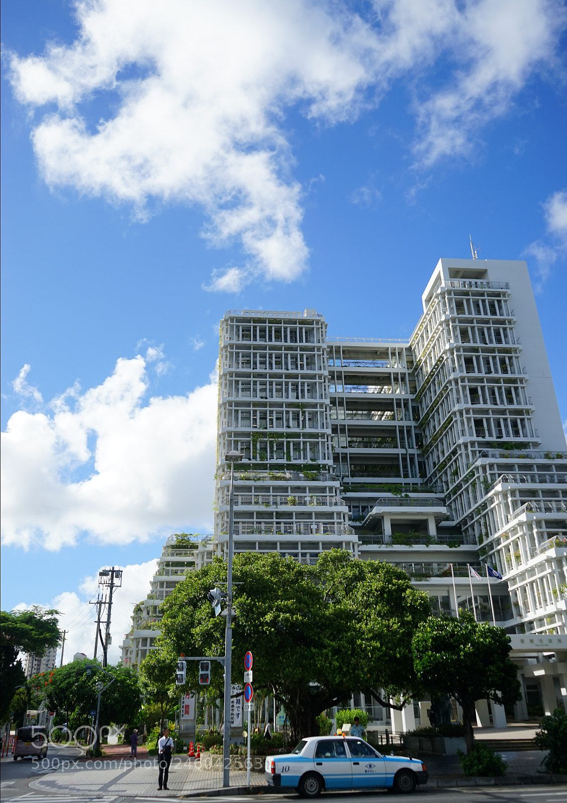 Sony a7 sample photo. Okinawa naha cityhall photography