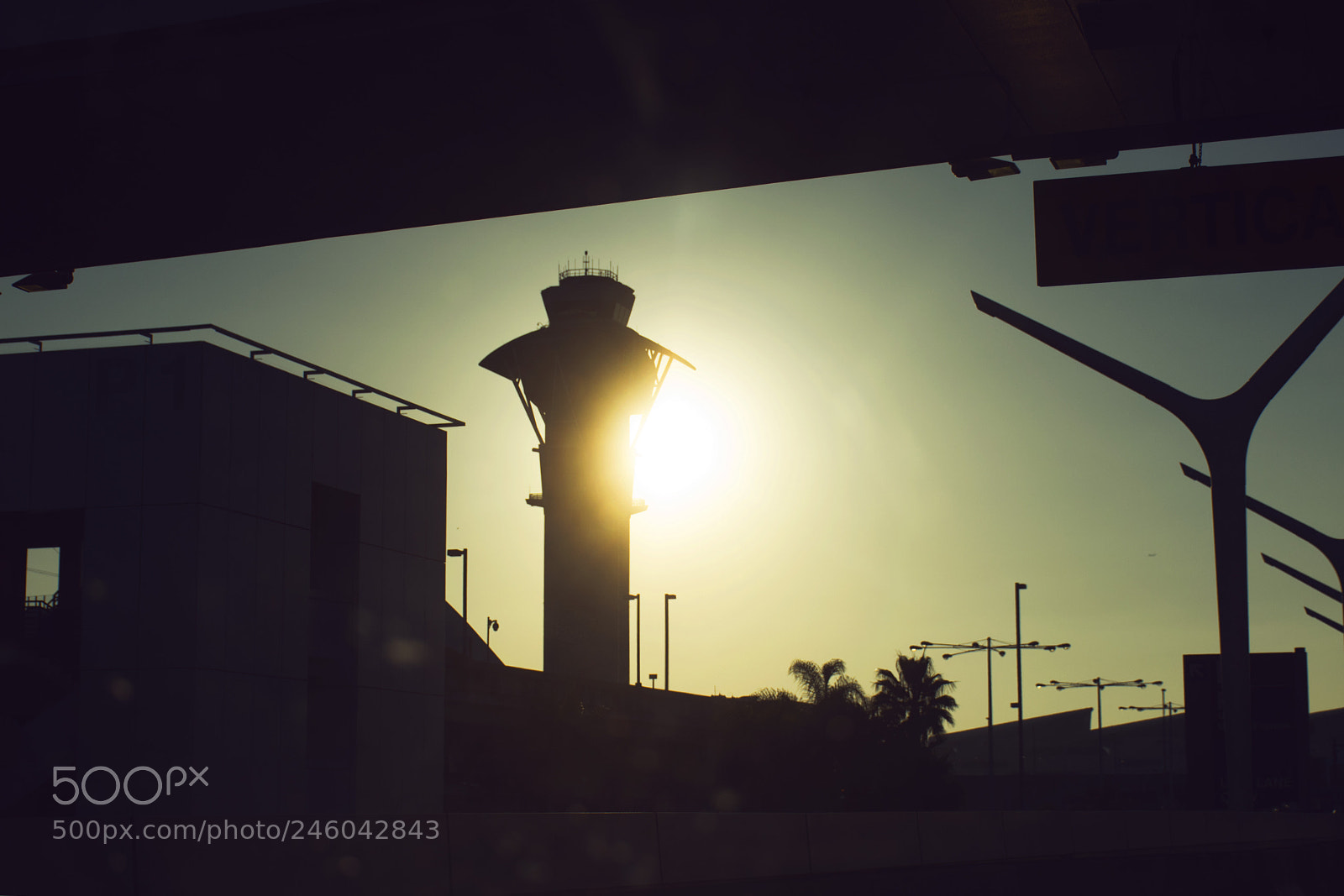 Nikon D5600 sample photo. Airport tower photography