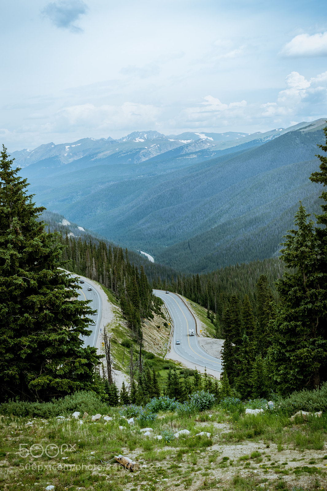 Nikon D5500 sample photo. Colorado mountain roads photography